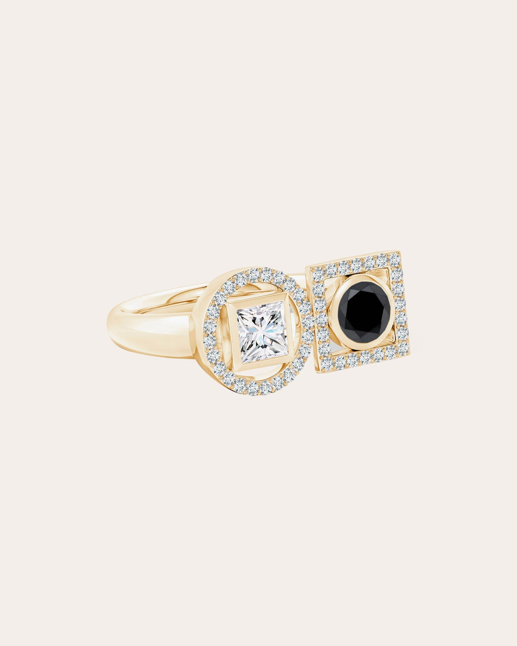 Infinity 14K Gold Diamond Ring