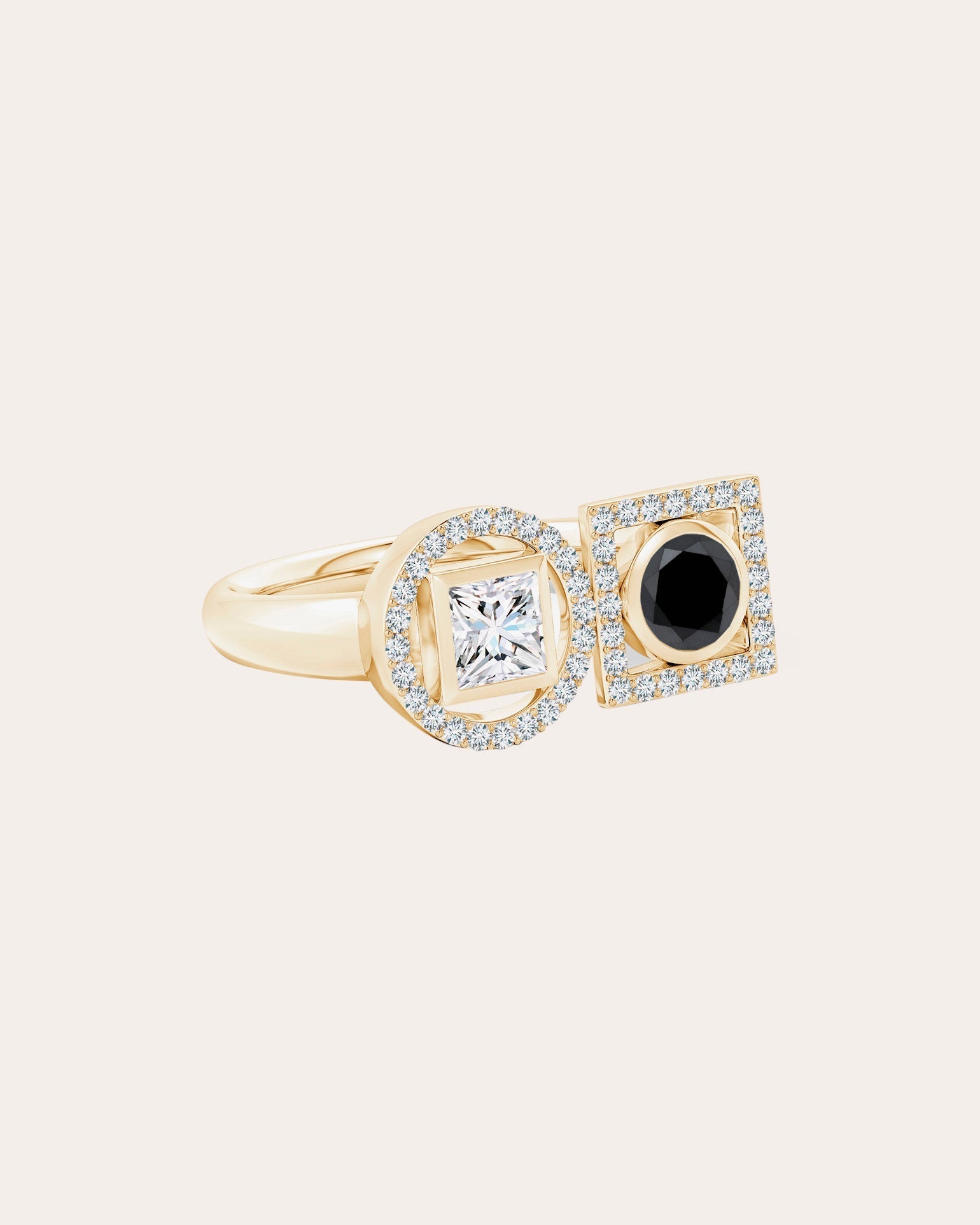 Infinity 14K Gold Diamond Ring