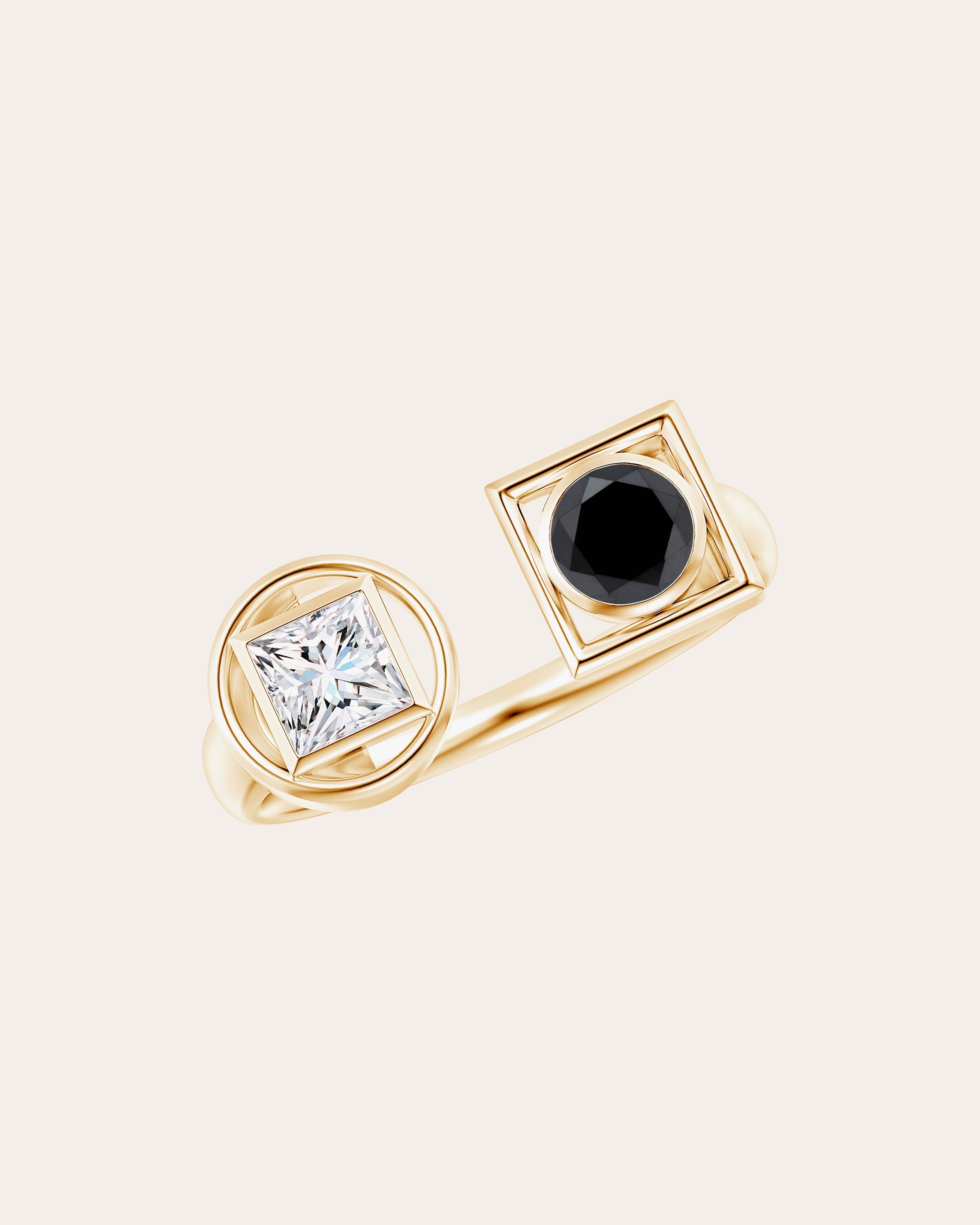 Infinity 14K Gold Diamond Ring