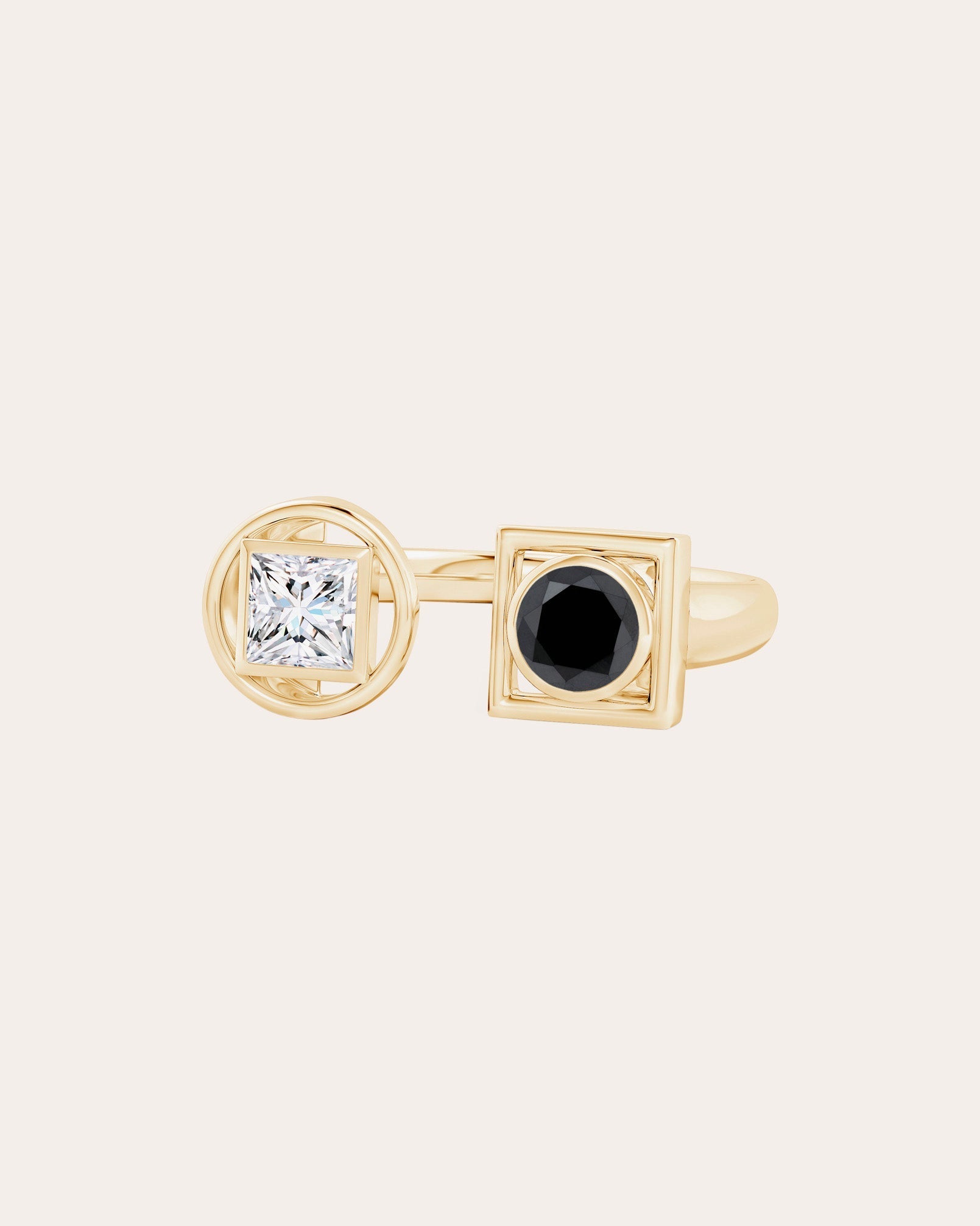 Infinity 14K Gold Diamond Ring