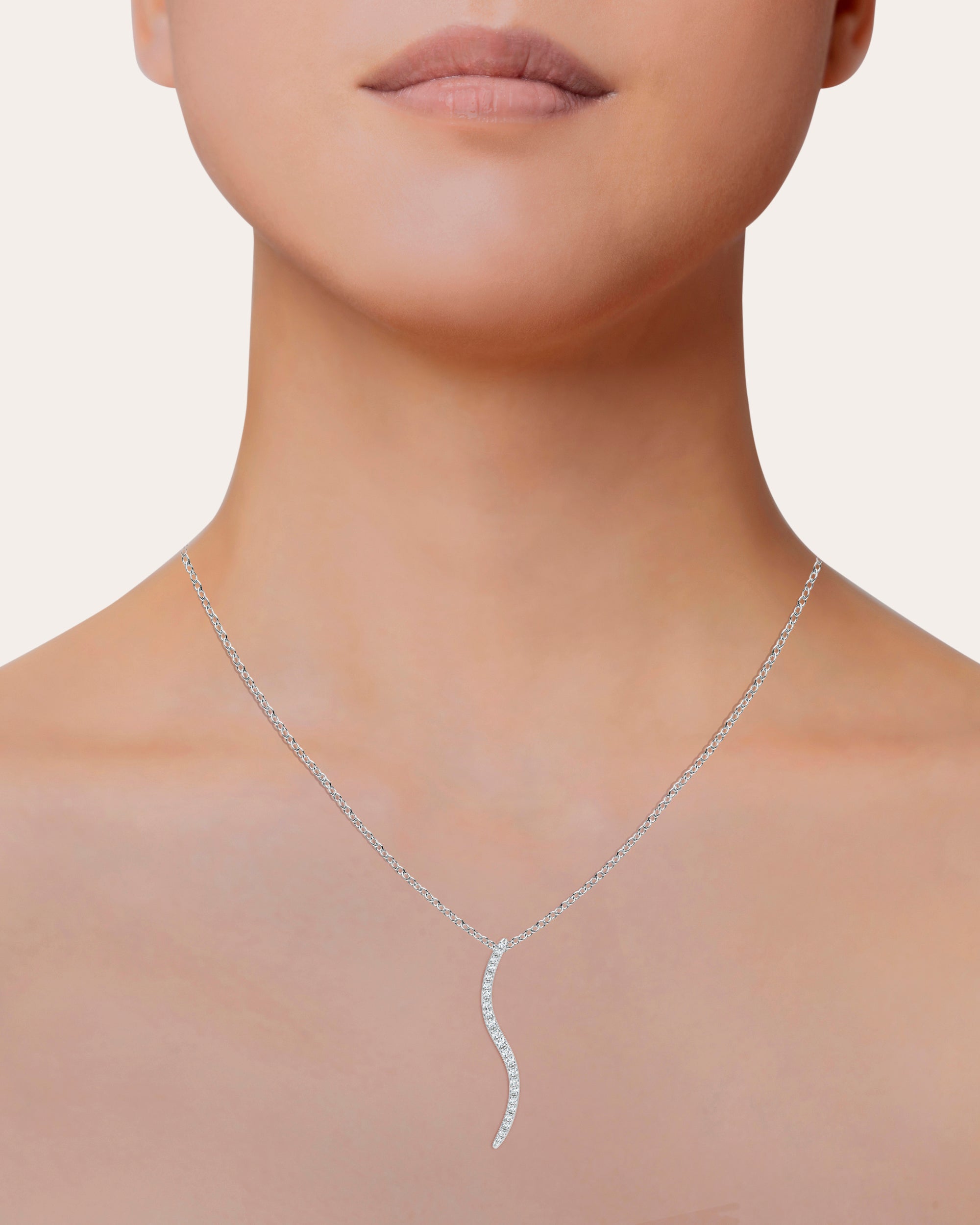 Shangri-La 14K Gold Diamond Pendant Necklace