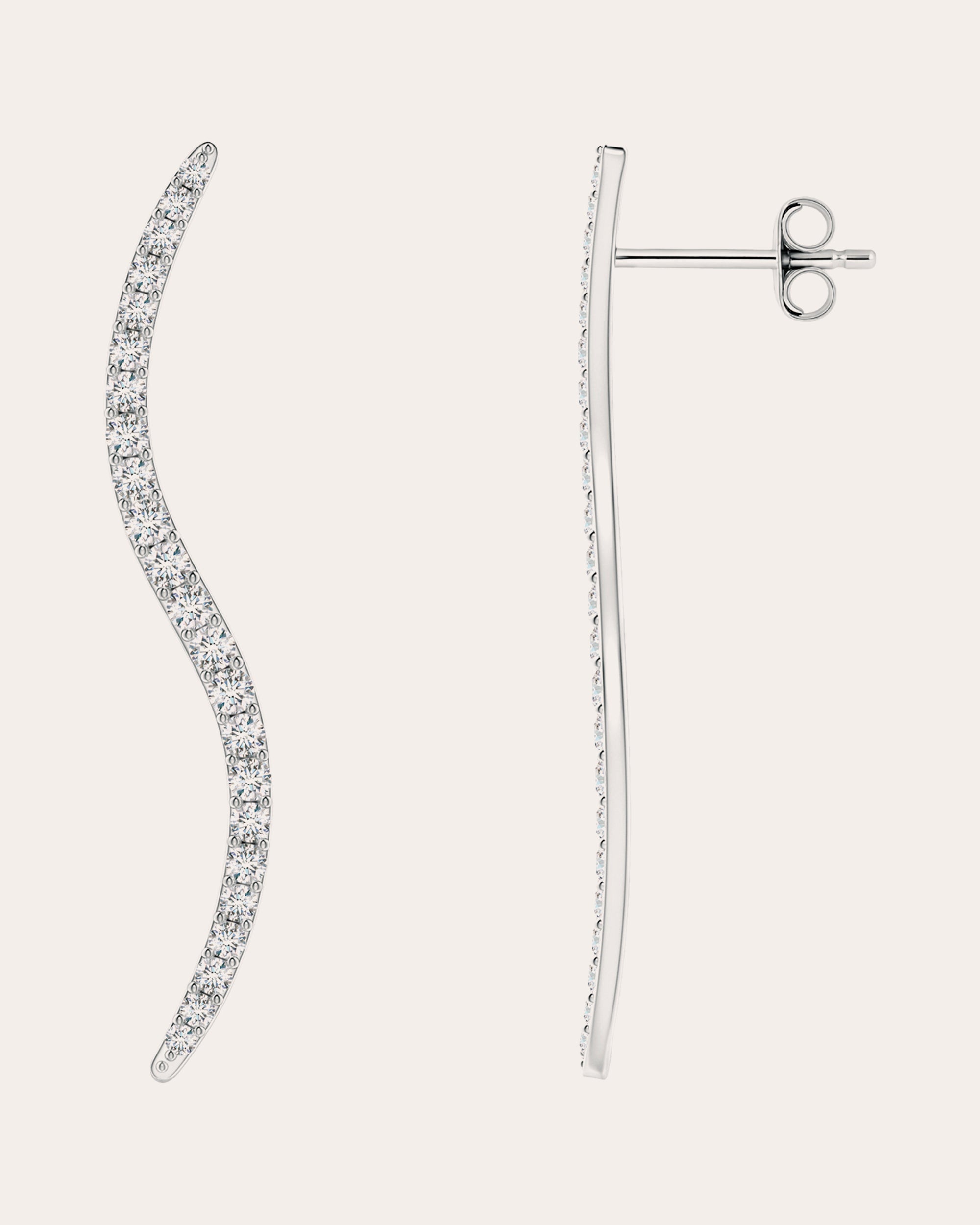 Shangri-La 14K Gold Diamond Earrings