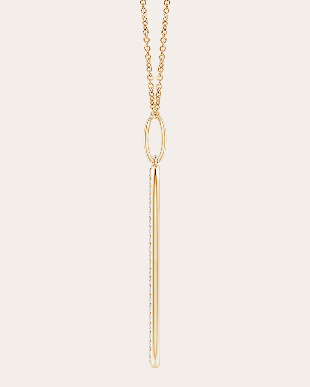 Shangri-La 14K Gold Diamond Yin-Yang Pendant Necklace