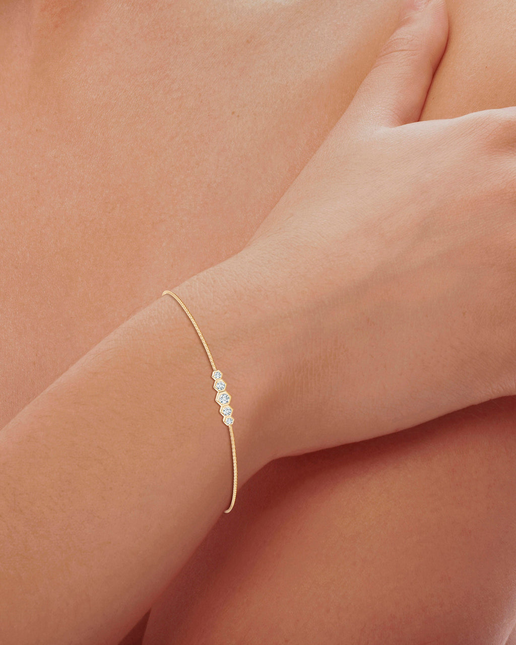 Journey 14K Gold Diamond Bracelet