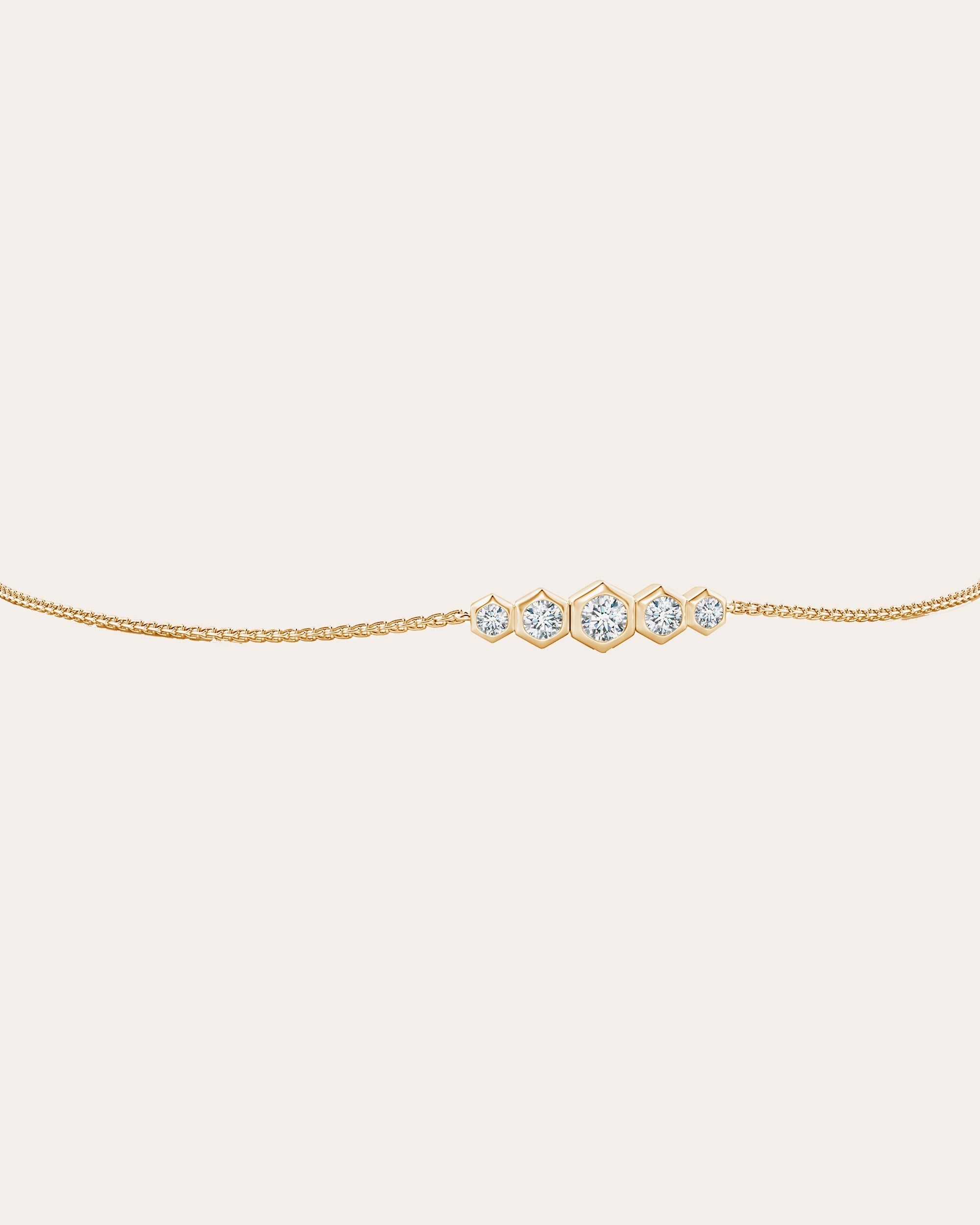 Journey 14K Gold Diamond Bracelet