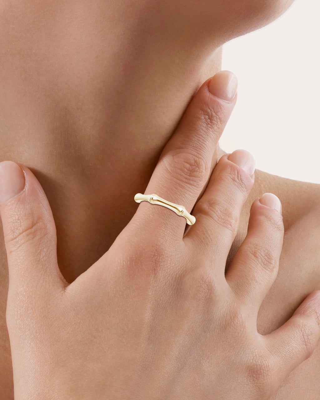 Indochine Bamboo 14K Gold Ring