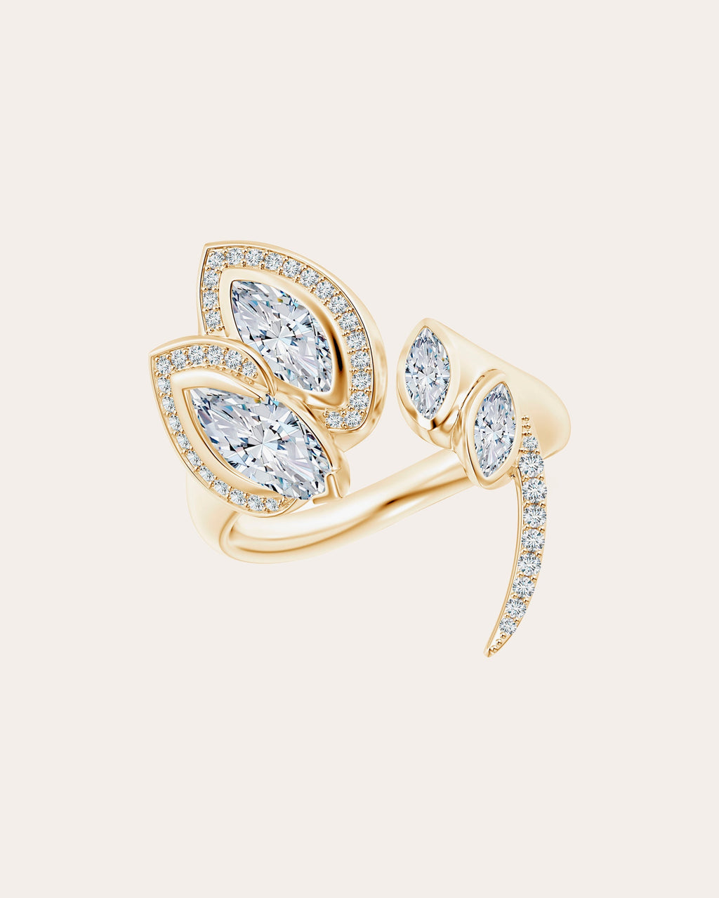 Sumi 14K Gold Diamond Ring