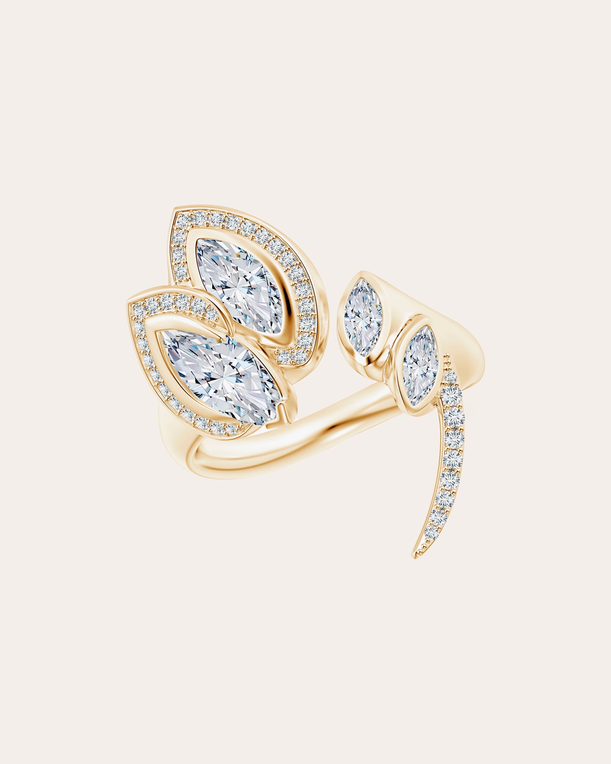 Sumi 14K Gold Diamond Ring