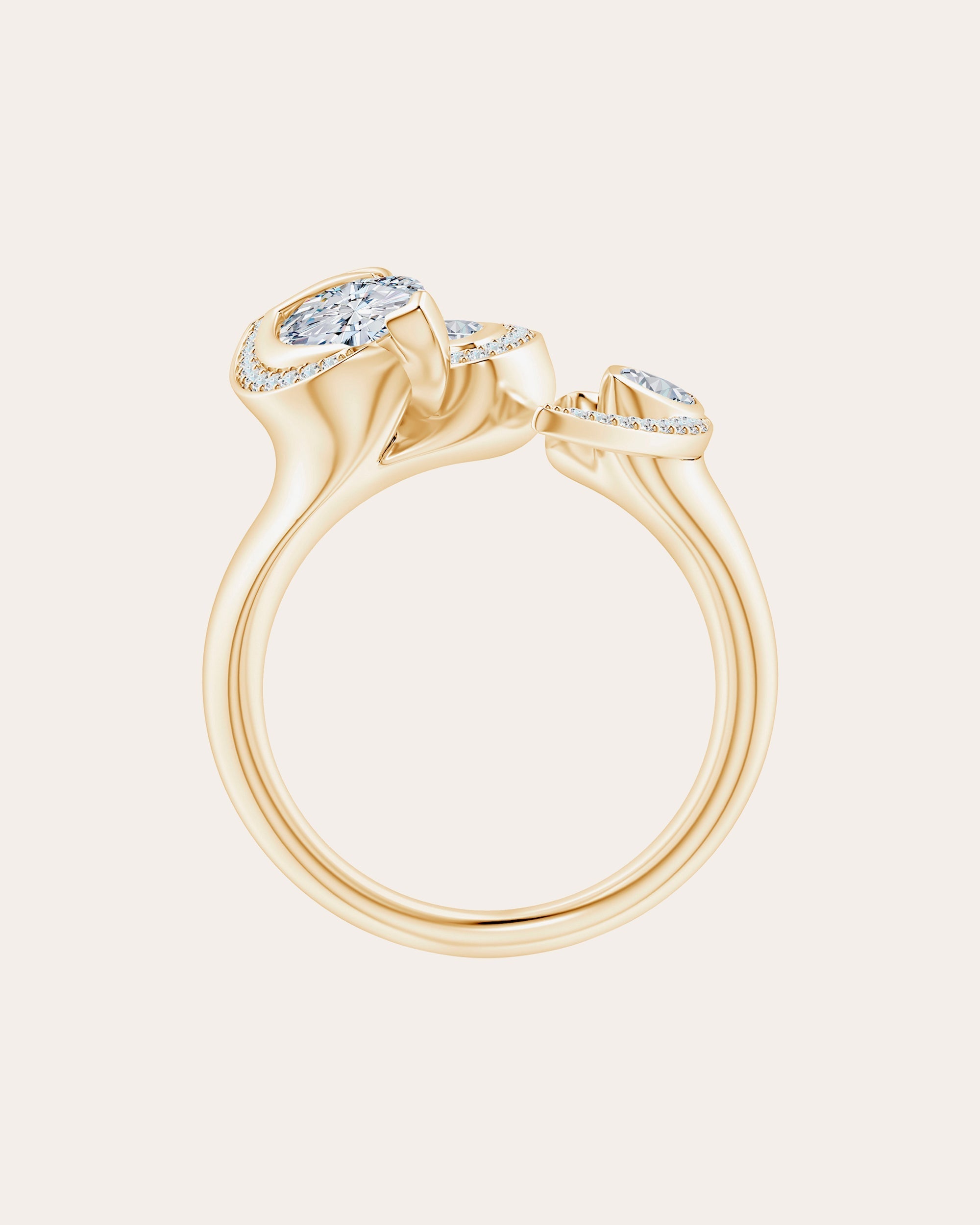 Sumi 14K Gold Diamond Ring