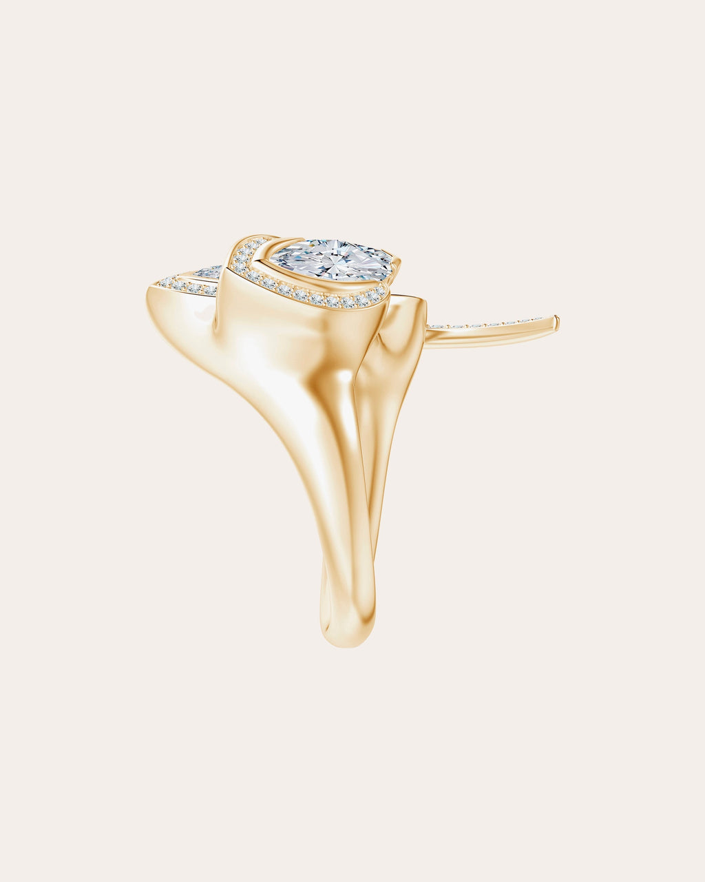 Sumi 14K Gold Diamond Ring