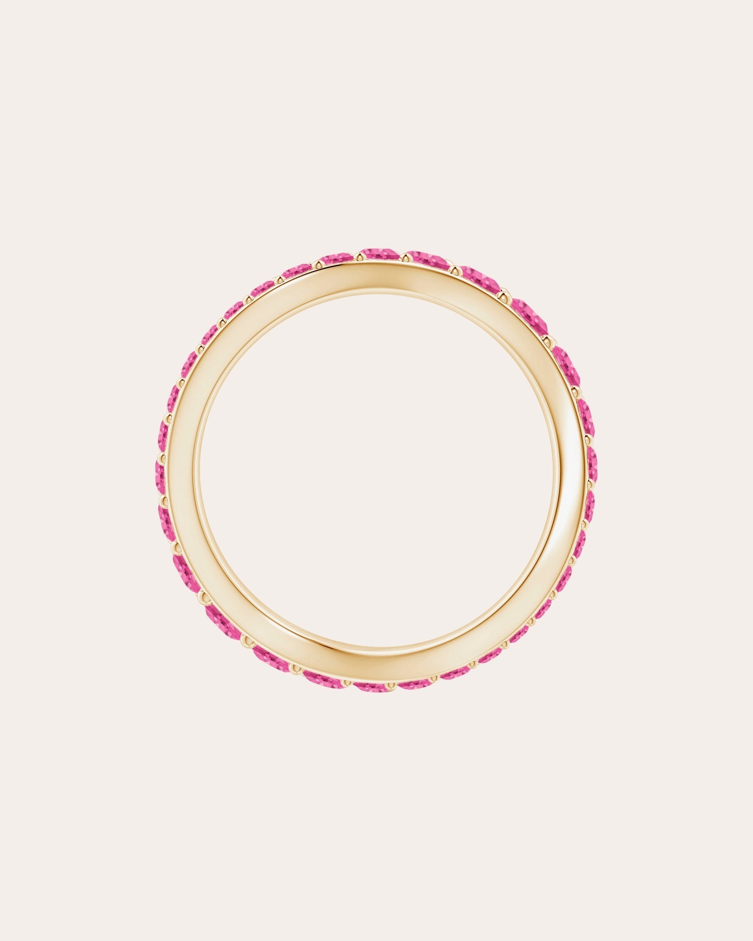 Shangri-La 14K Gold Pink Sapphire Ring
