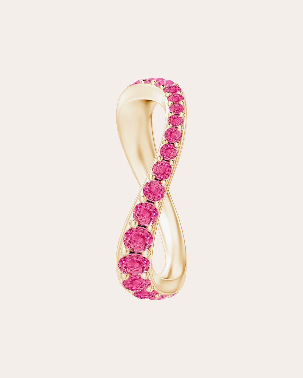 Shangri-La 14K Gold Pink Sapphire Ring