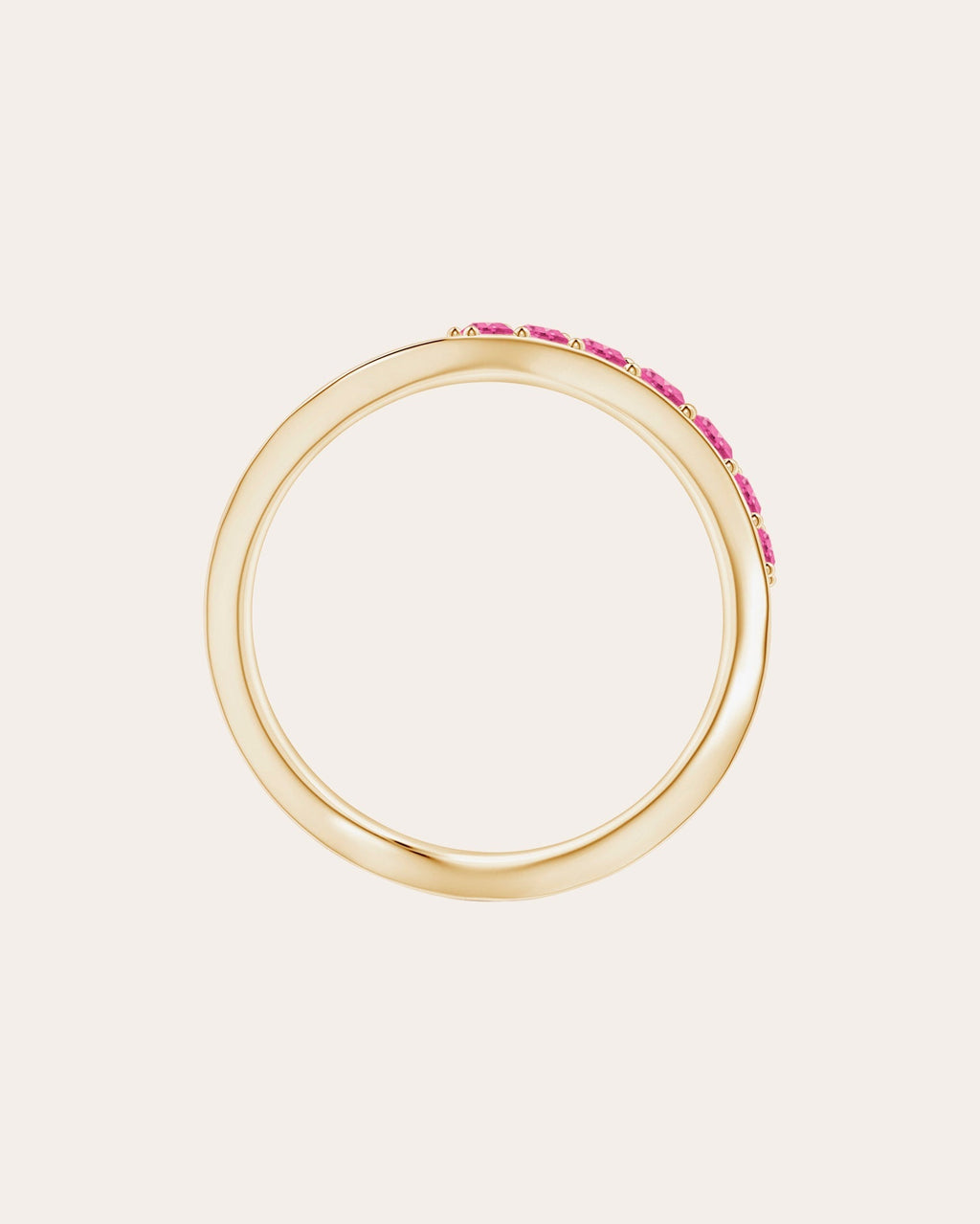 Shangri-La 14K Gold Pink Sapphire Ring