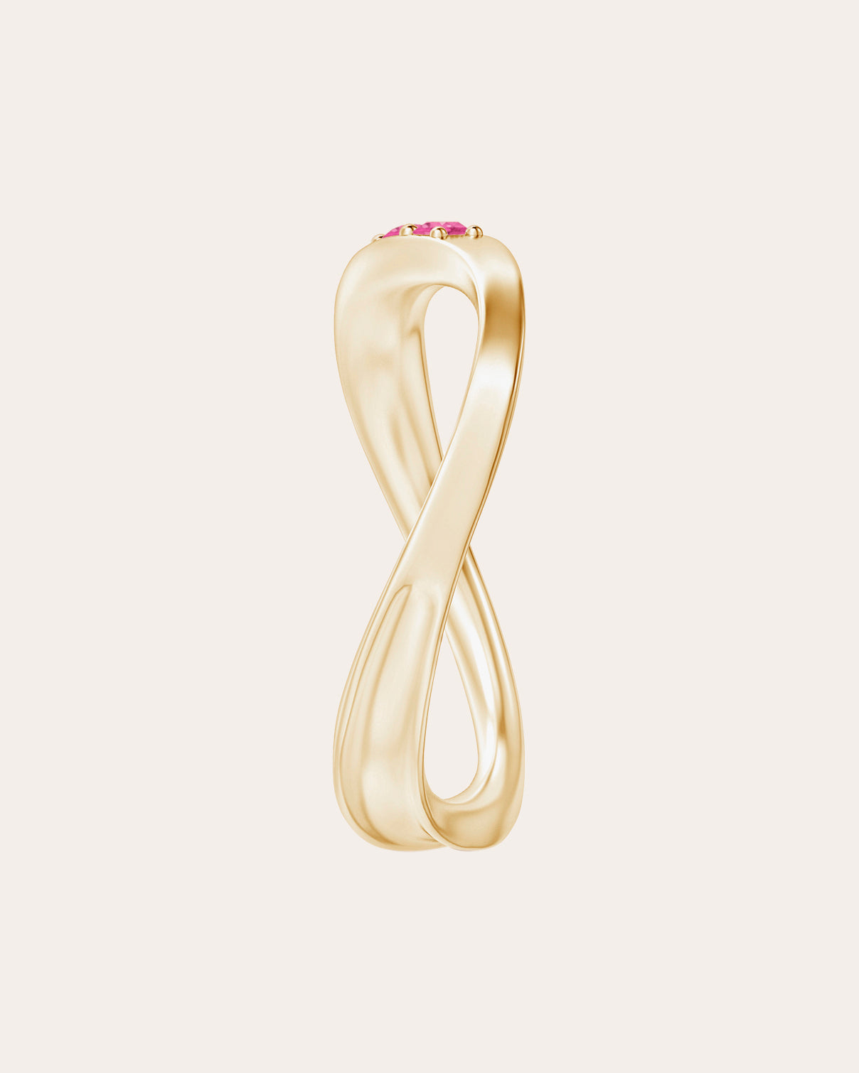 Shangri-La 14K Gold Pink Sapphire Ring