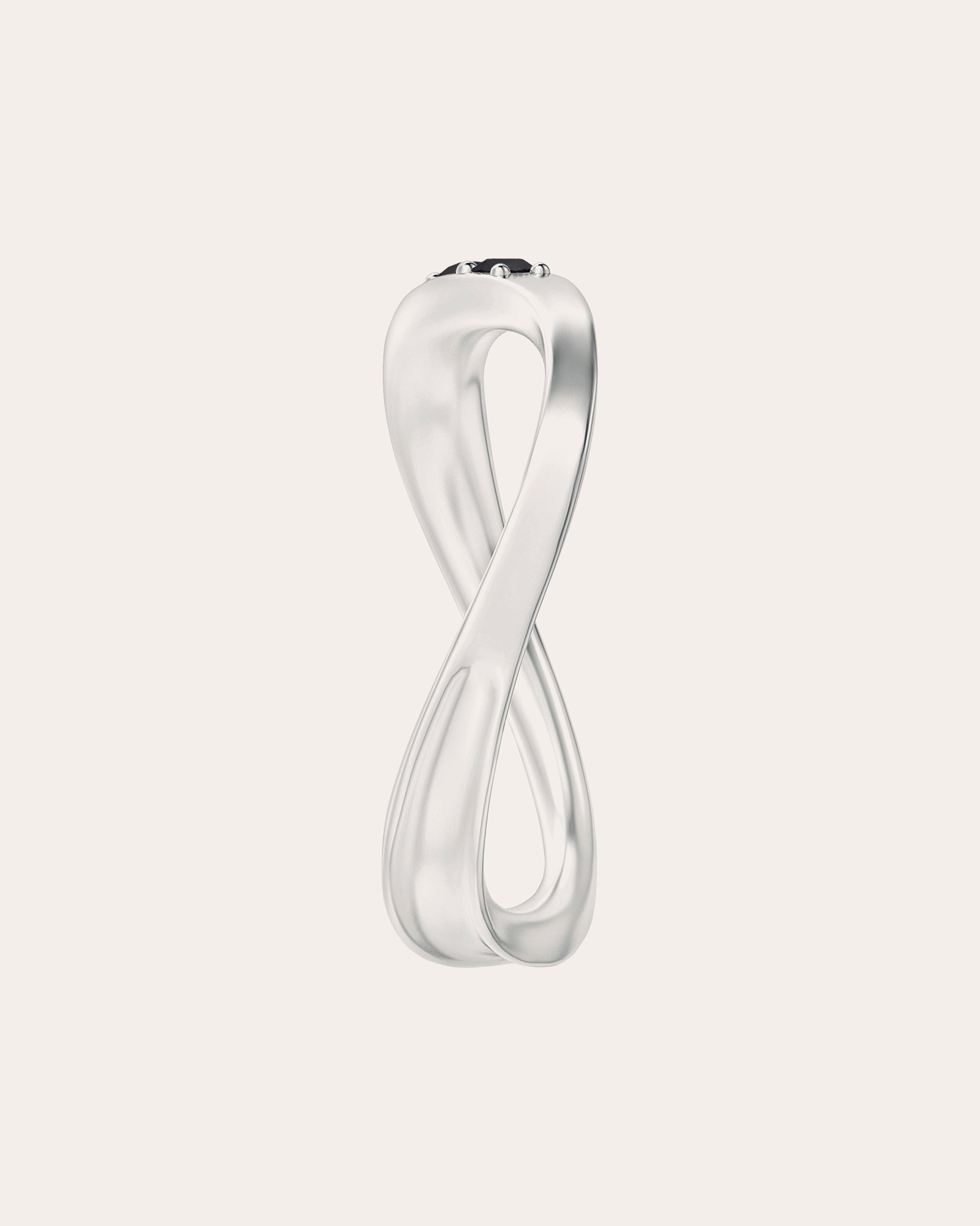 Shangri-La 14K Gold Black Diamond Ring