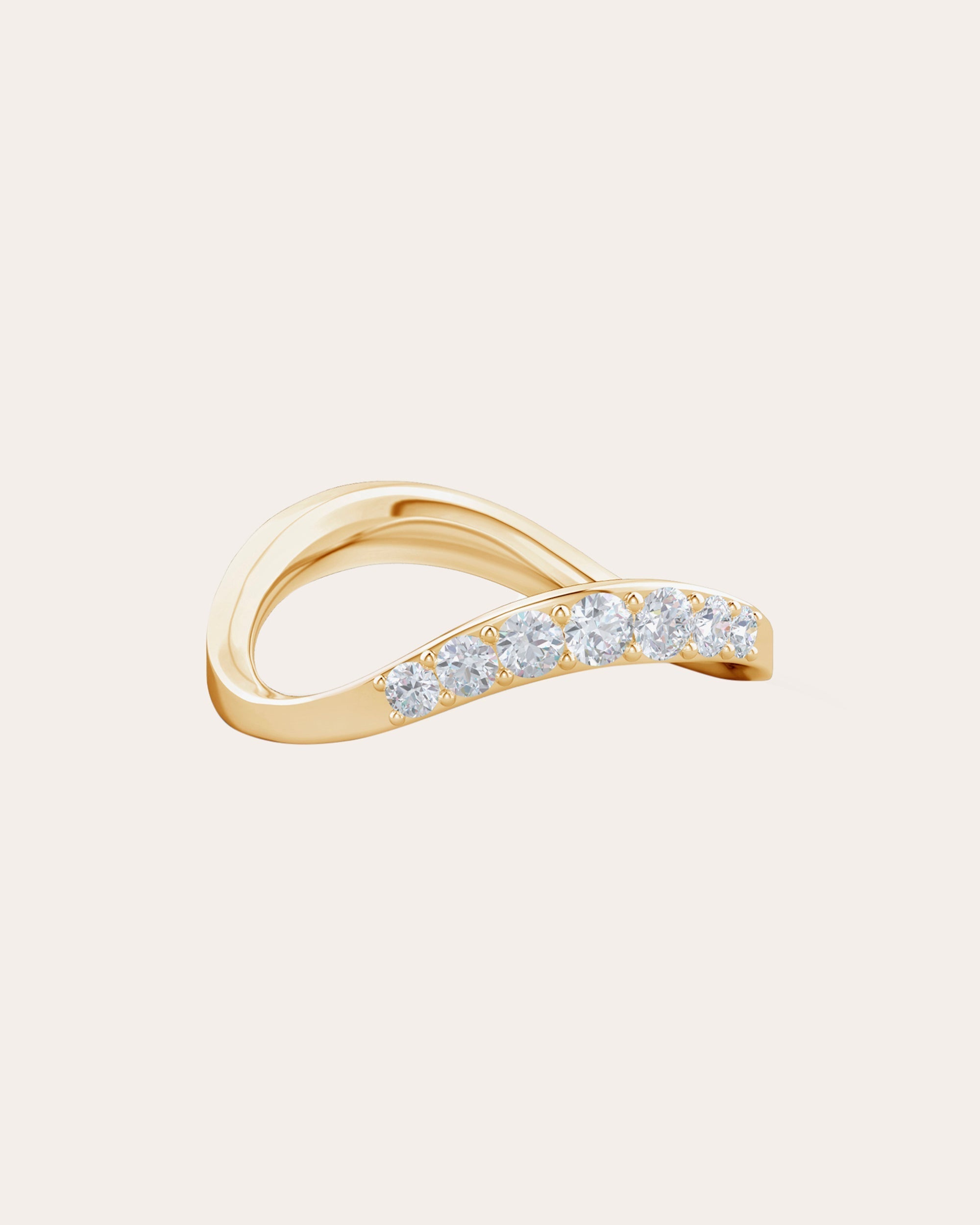 Shangri-La 14K Gold Diamond Ring