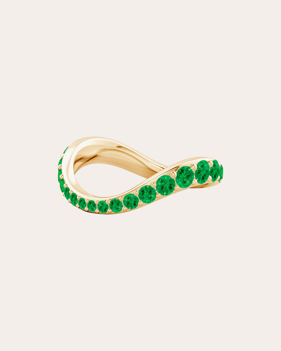 Shangri-La 14K Gold Tsavorite Ring