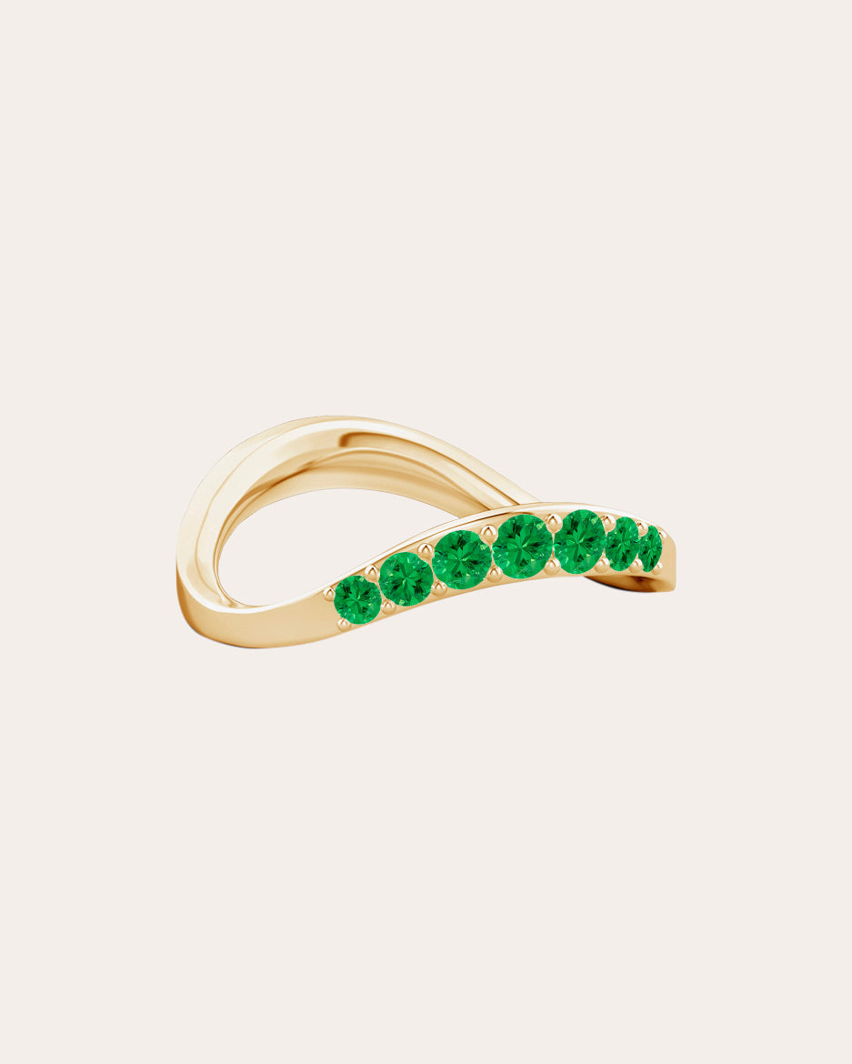 Shangri-La 14K Gold Tsavorite Ring