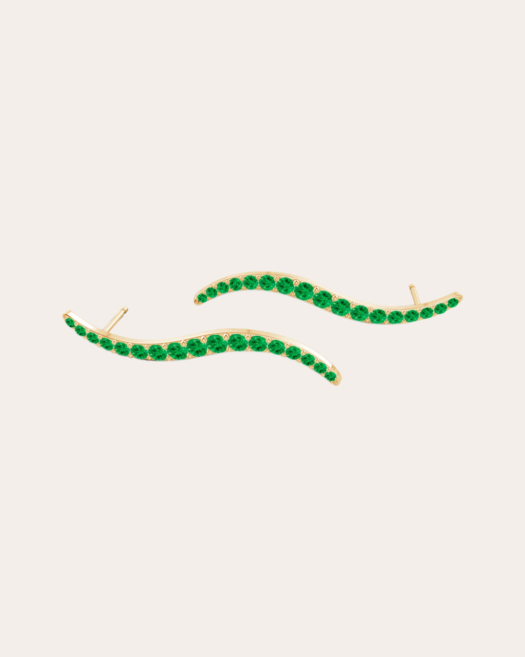 Shangri-La 14K Gold Tsavorite Earrings