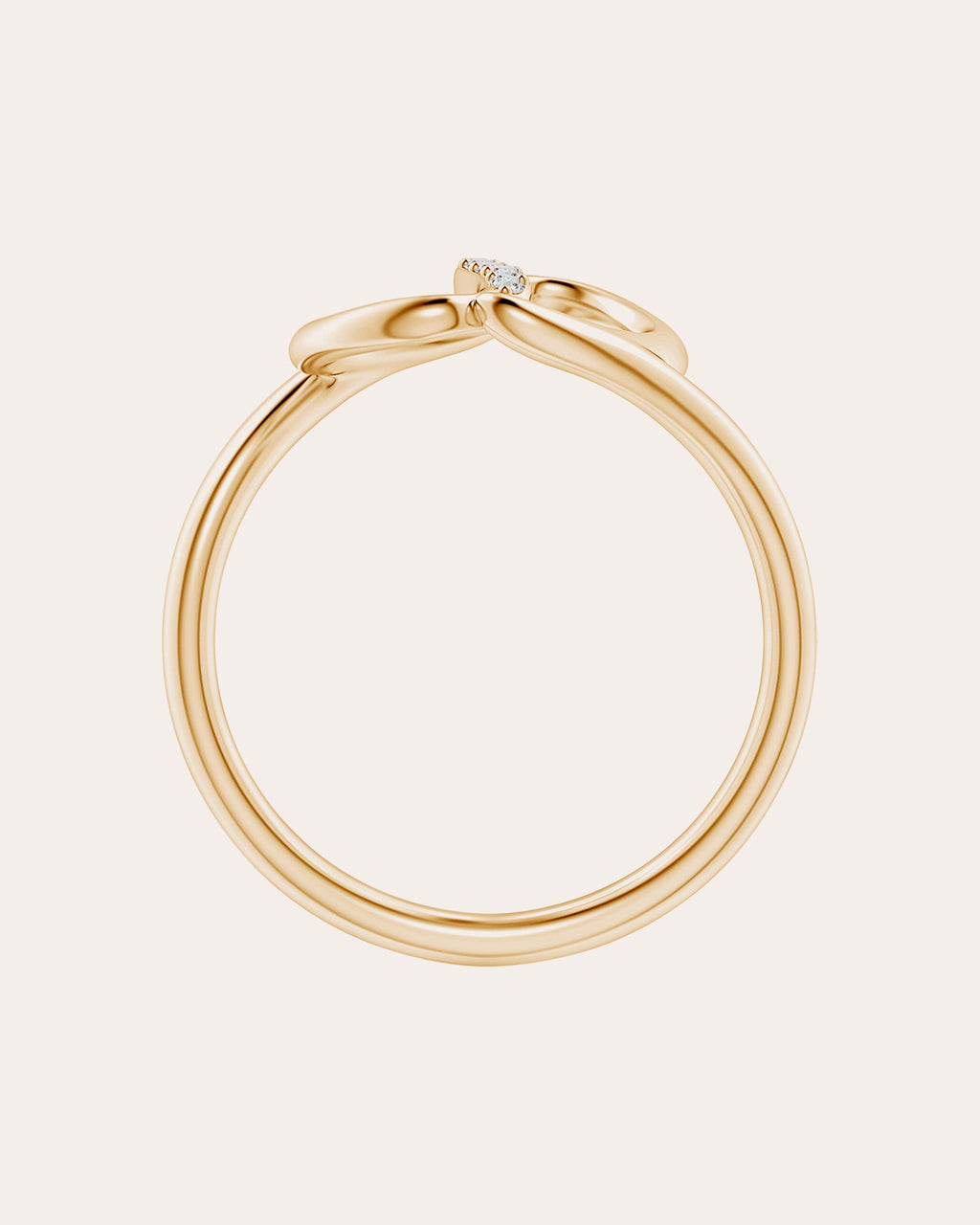 Shangri-La 14K Gold Diamond Yin-Yang Ring