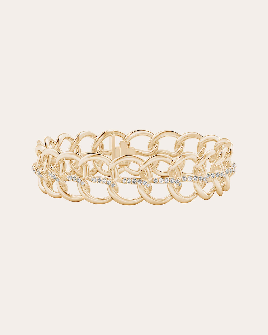 Shangri-La 14K Gold Diamond Yin-Yang Bracelet