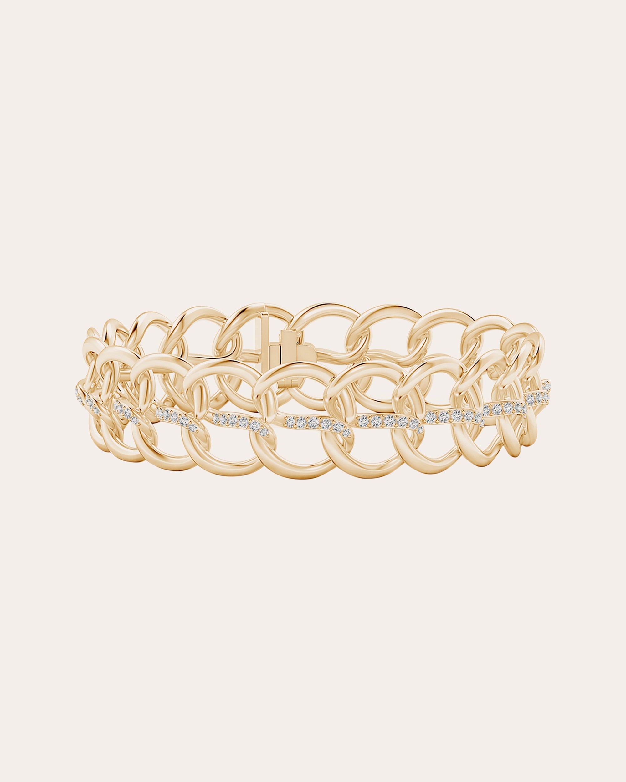 Shangri-La 14K Gold Diamond Yin-Yang Bracelet