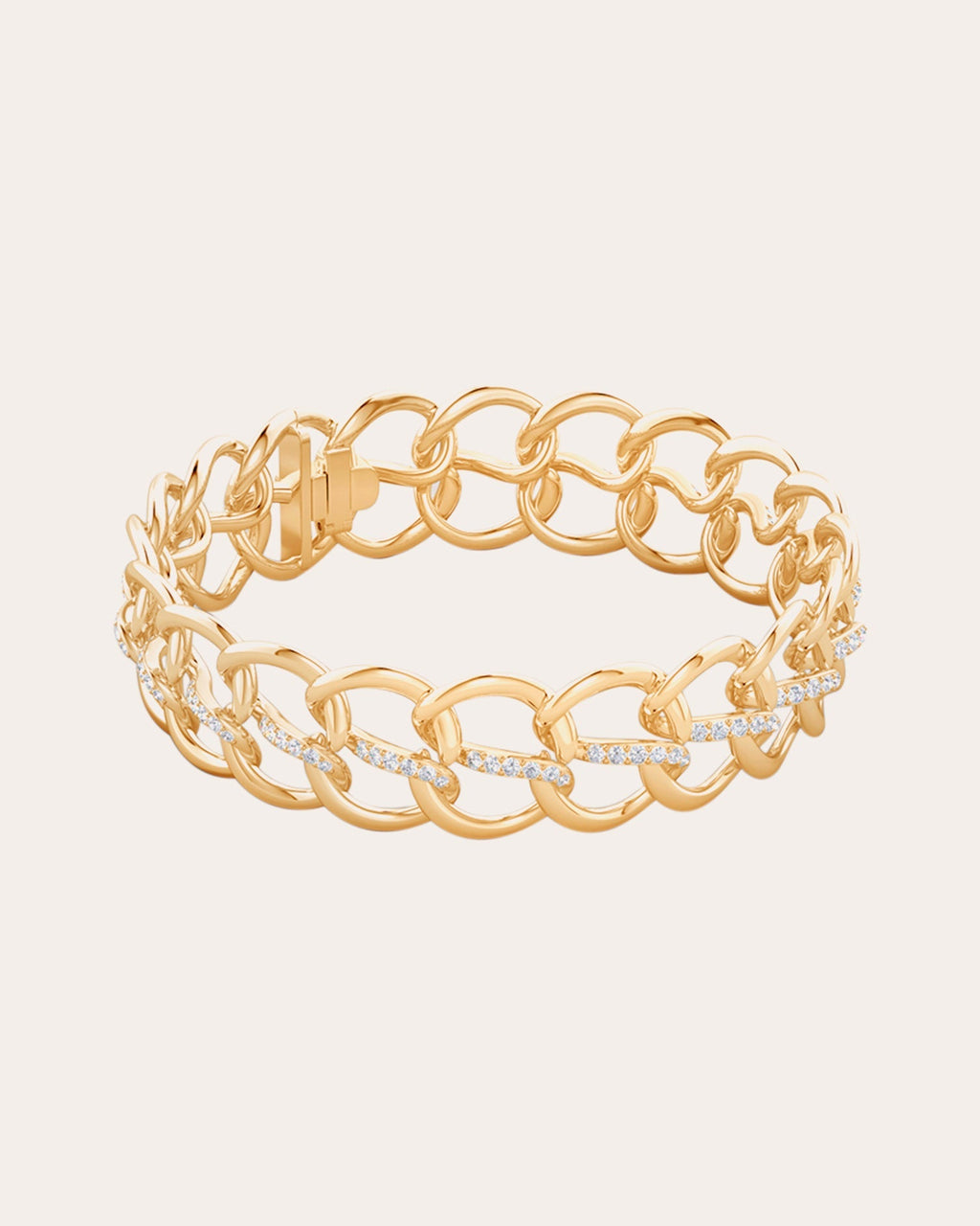 Shangri-La 14K Gold Diamond Yin-Yang Bracelet