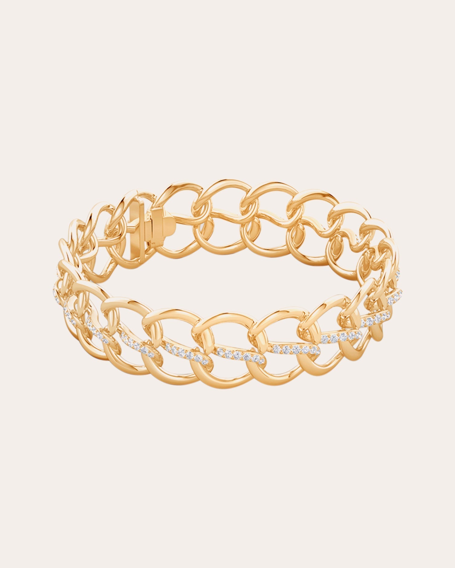 Shangri-La 14K Gold Diamond Yin-Yang Bracelet