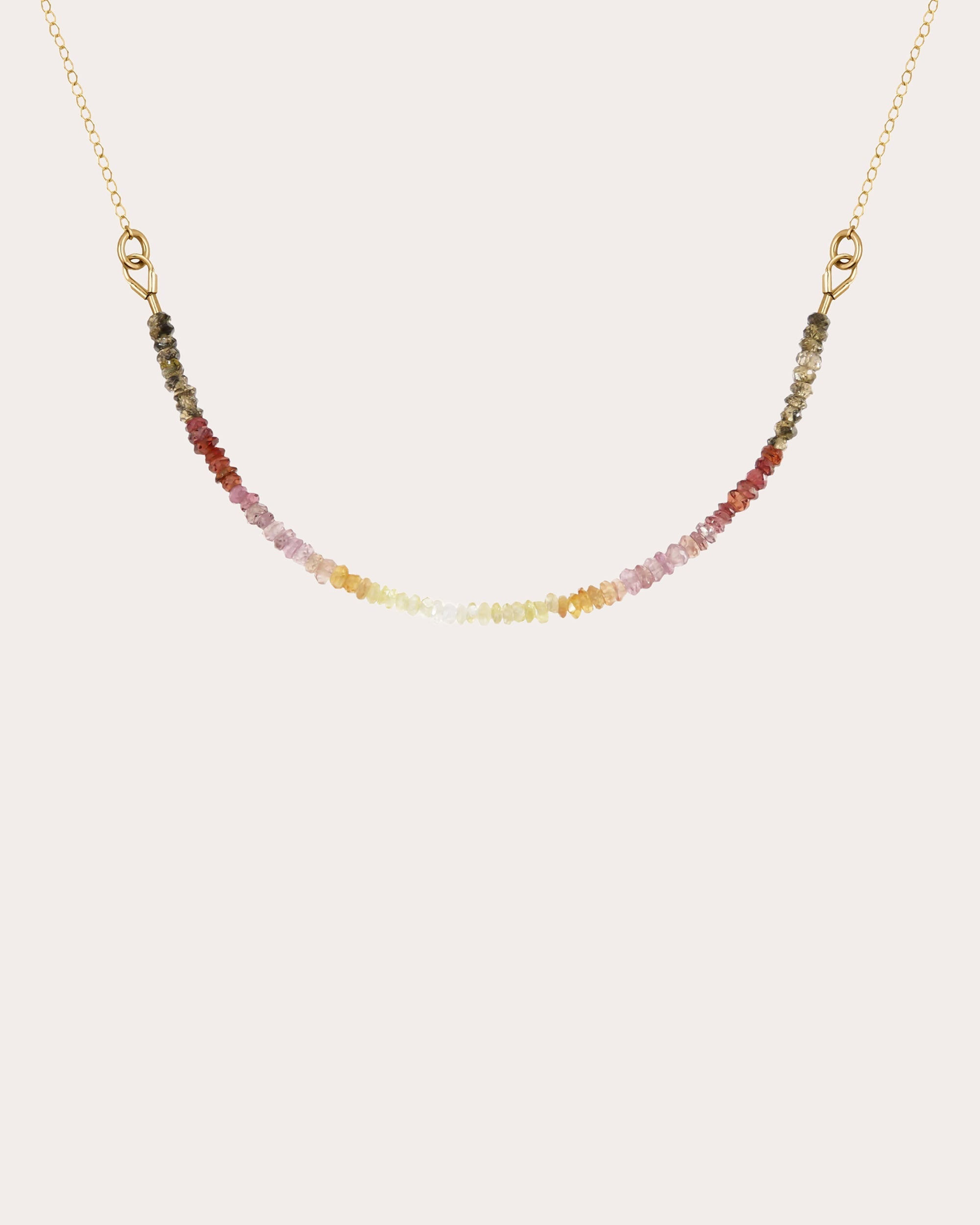 Fauve 14K Gold-Filled Rainbow Sapphire Necklace
