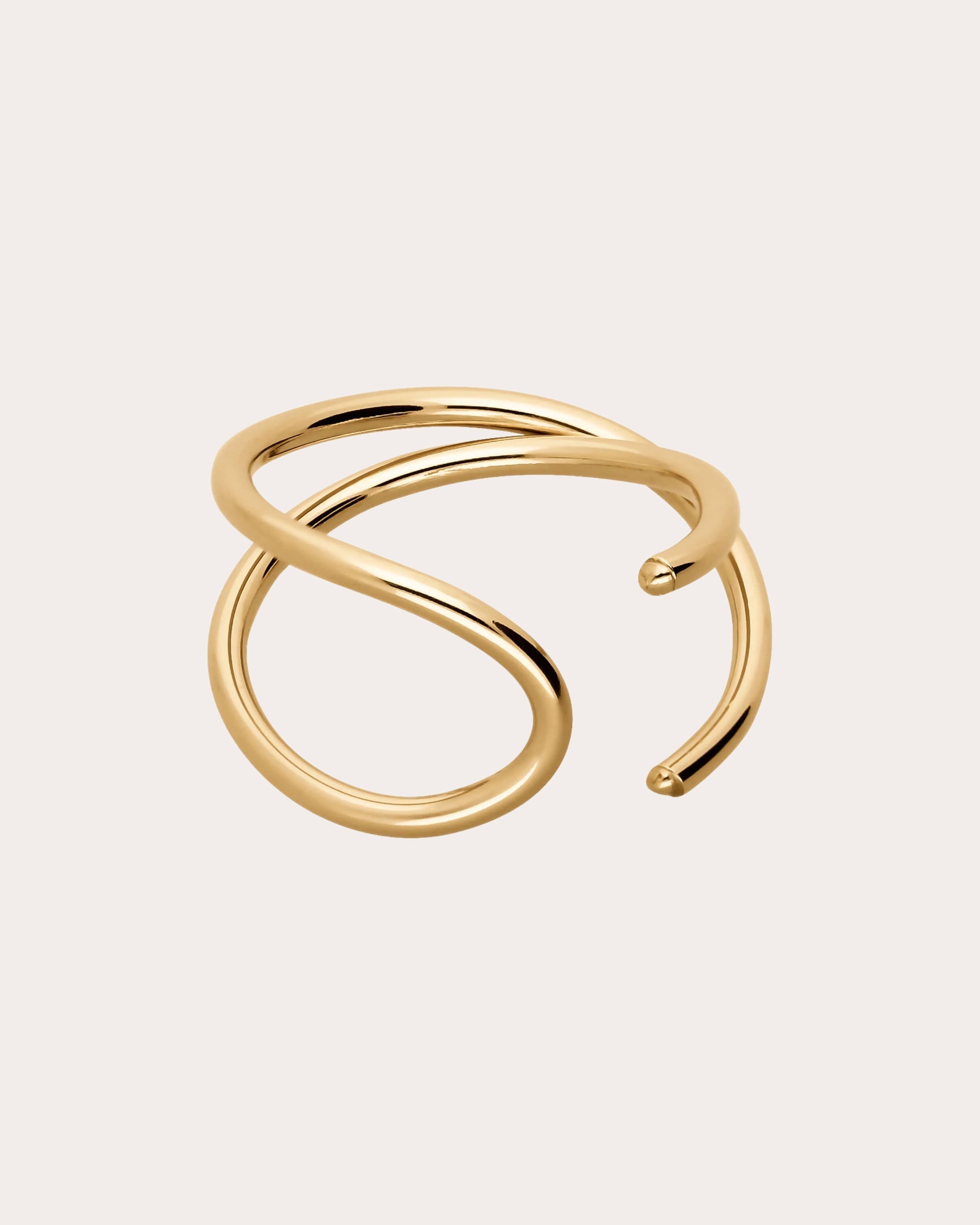 L Outline 14K Gold-Filled Ring