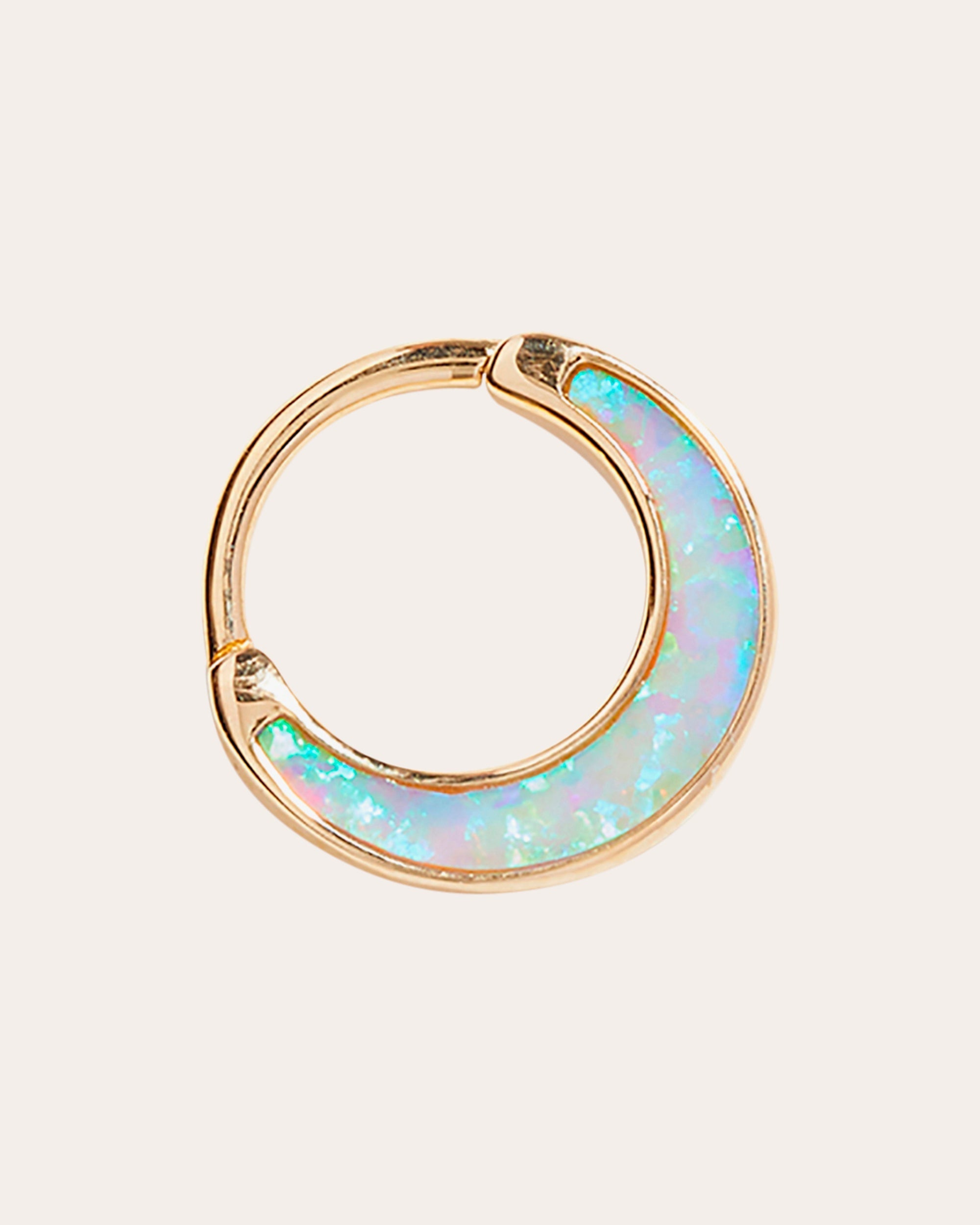 Single Clicker Opal Earring