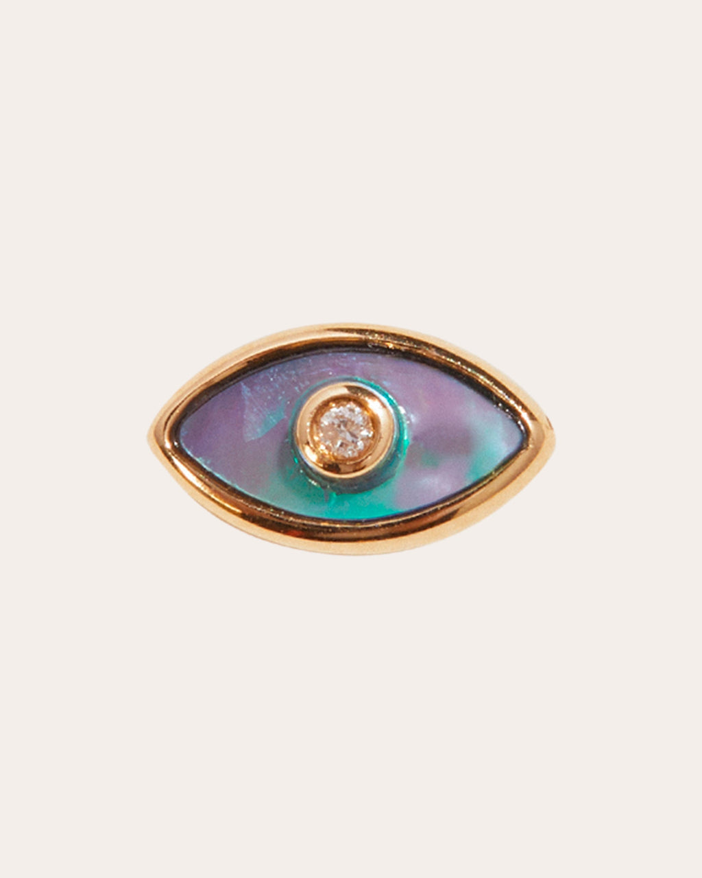 Single Eye Diamond Stud Earring