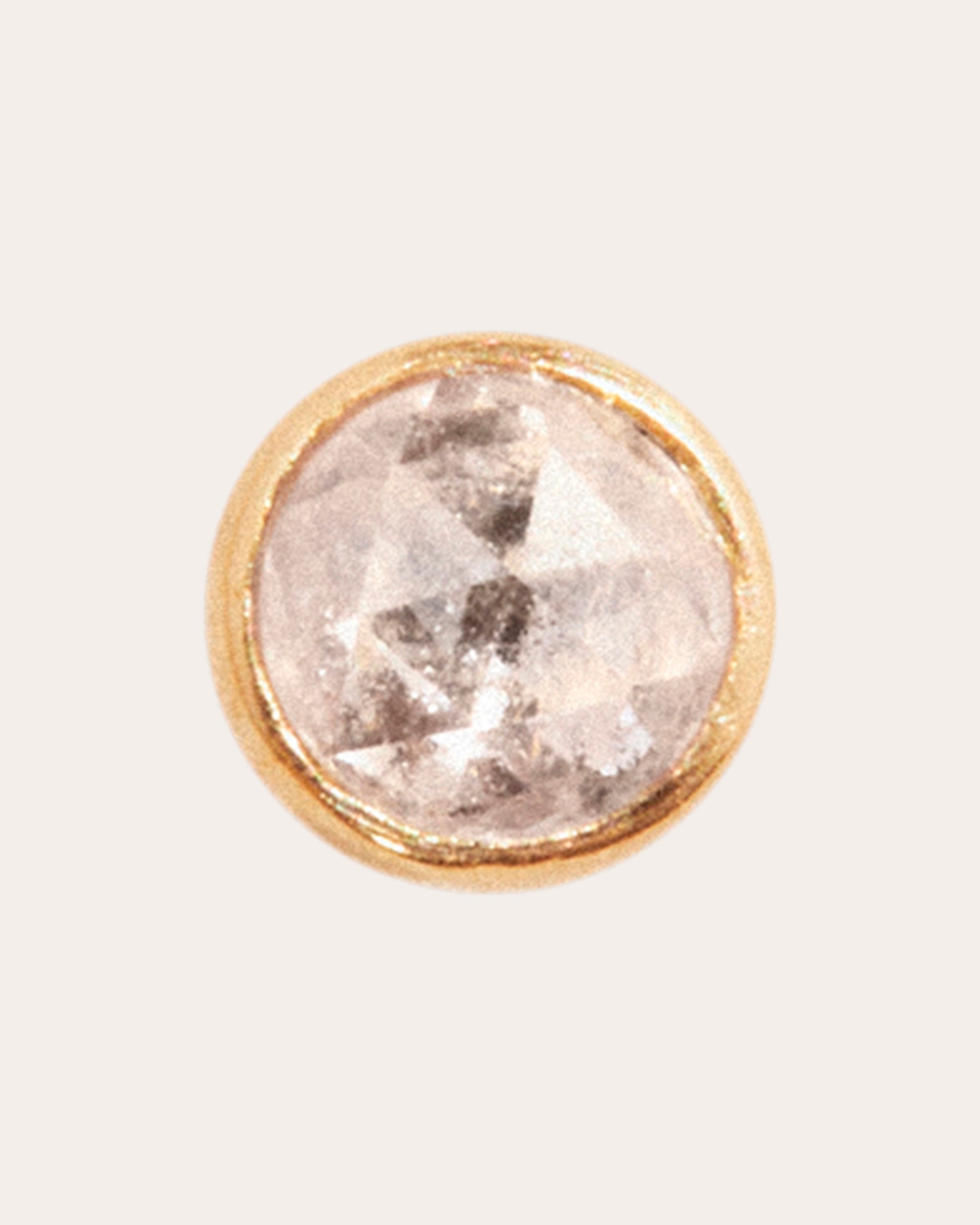 Petite 14K Gold Diamond Single Earring