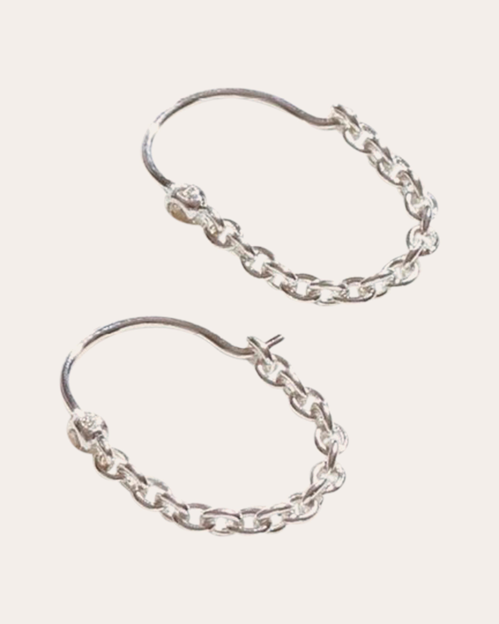 Suspension Hoop Earrings