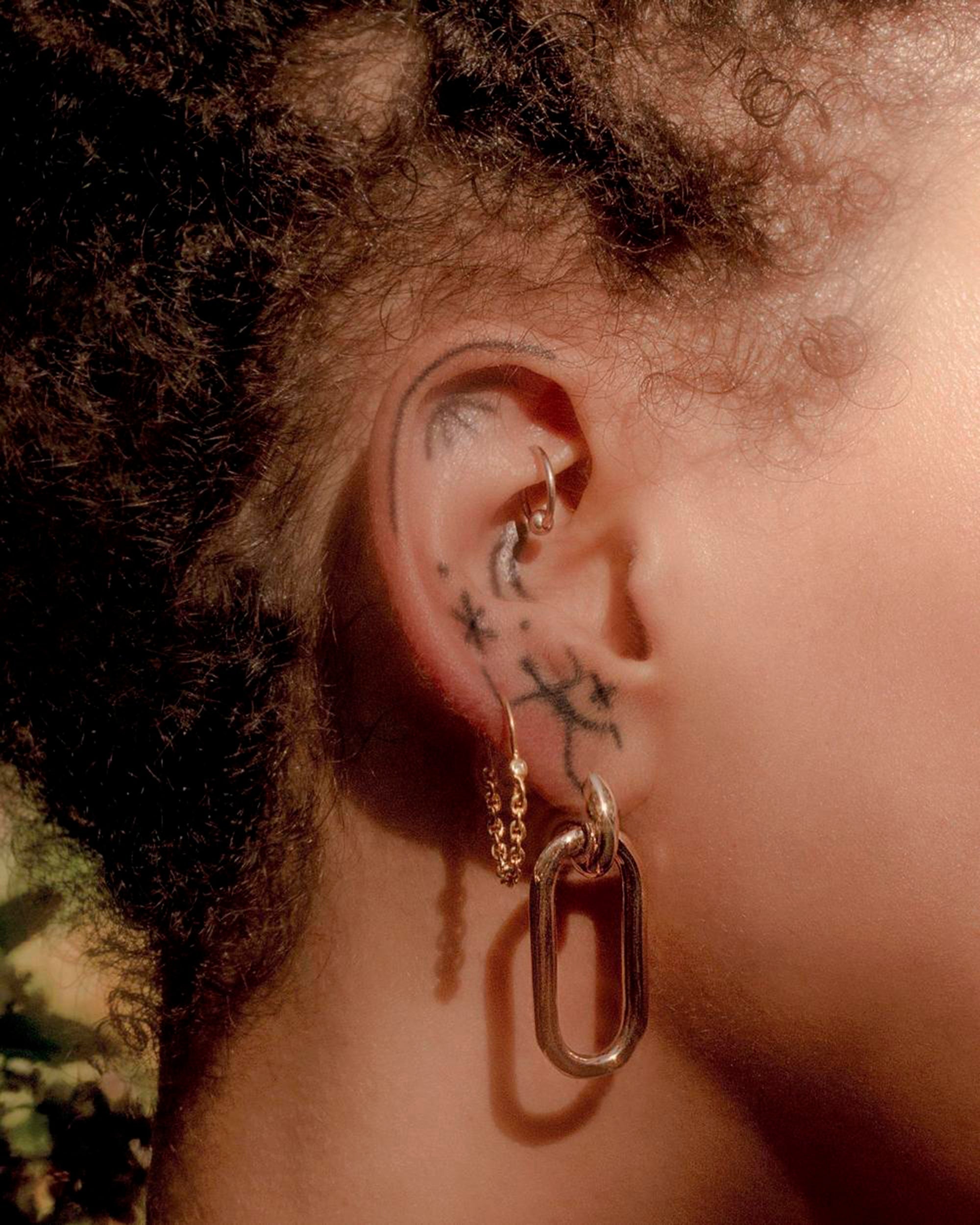 Suspension Hoop Earrings