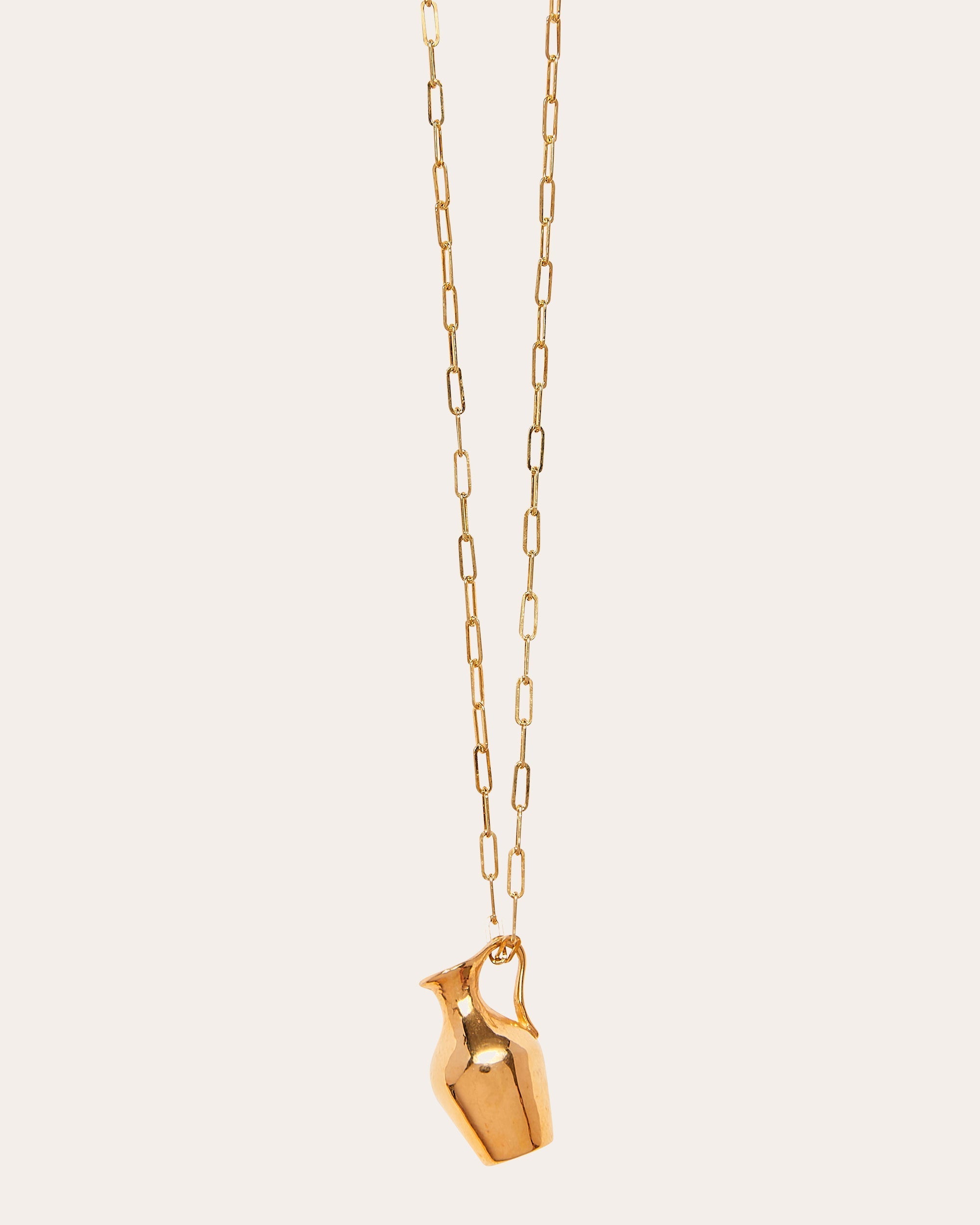 Vessel Gold-Plated Pendant Necklace