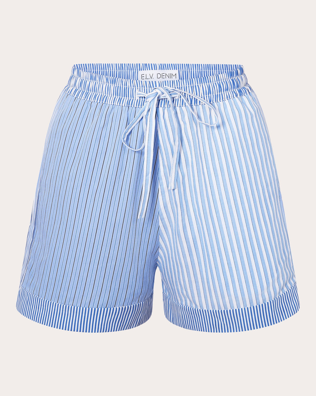 Missy Stripted Cotton-Poplin Shorts