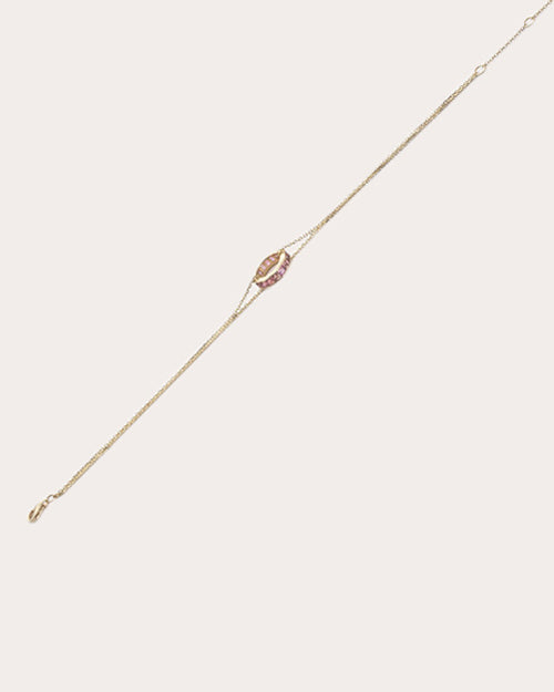 Otto 14K Gold Pink Sapphire Bracelet