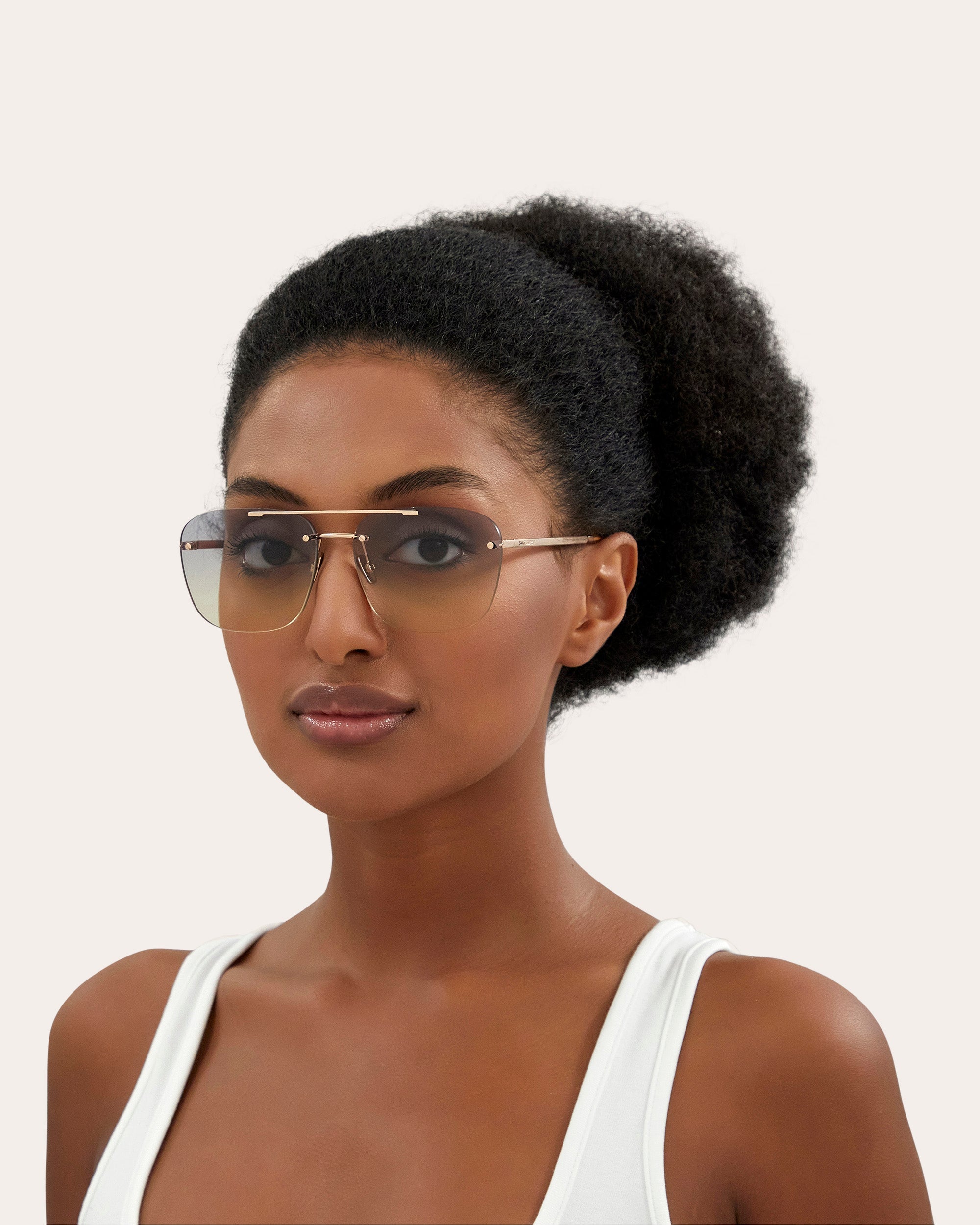 Gold Navigator Sunglasses
