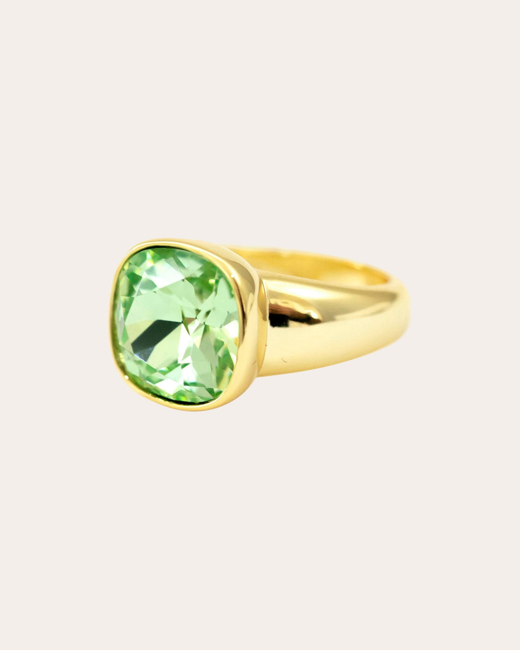 Candy 14K Gold-Plated Swarovski Crystal Ring