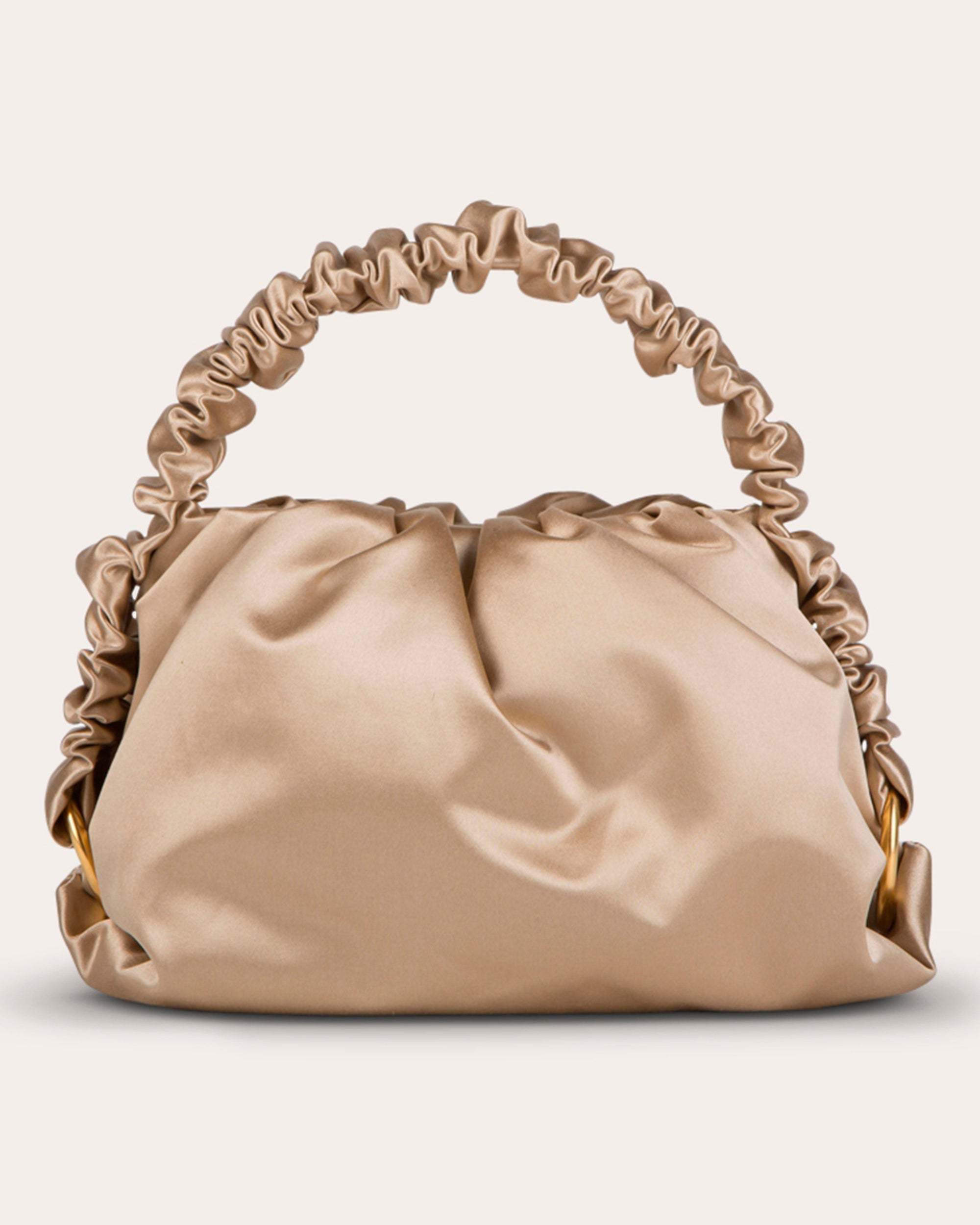 Scrunchie Baby Bao Silk-Satin Tote