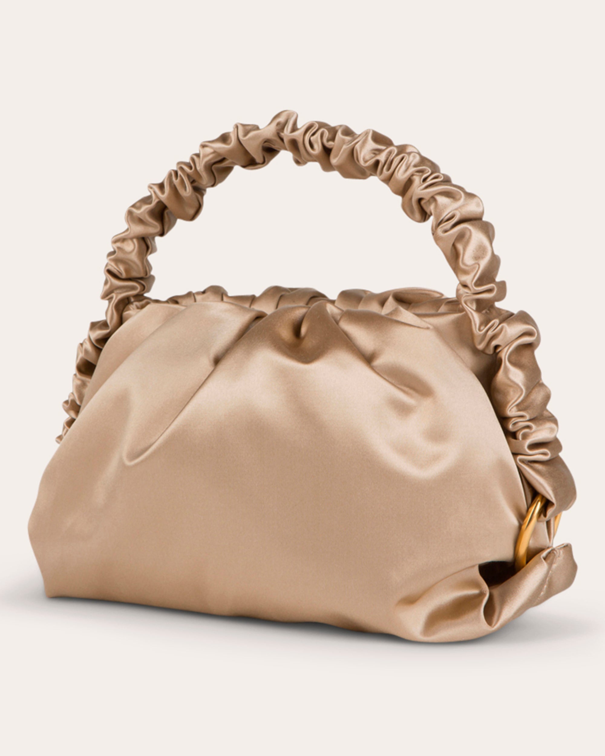 Scrunchie Baby Bao Silk-Satin Tote