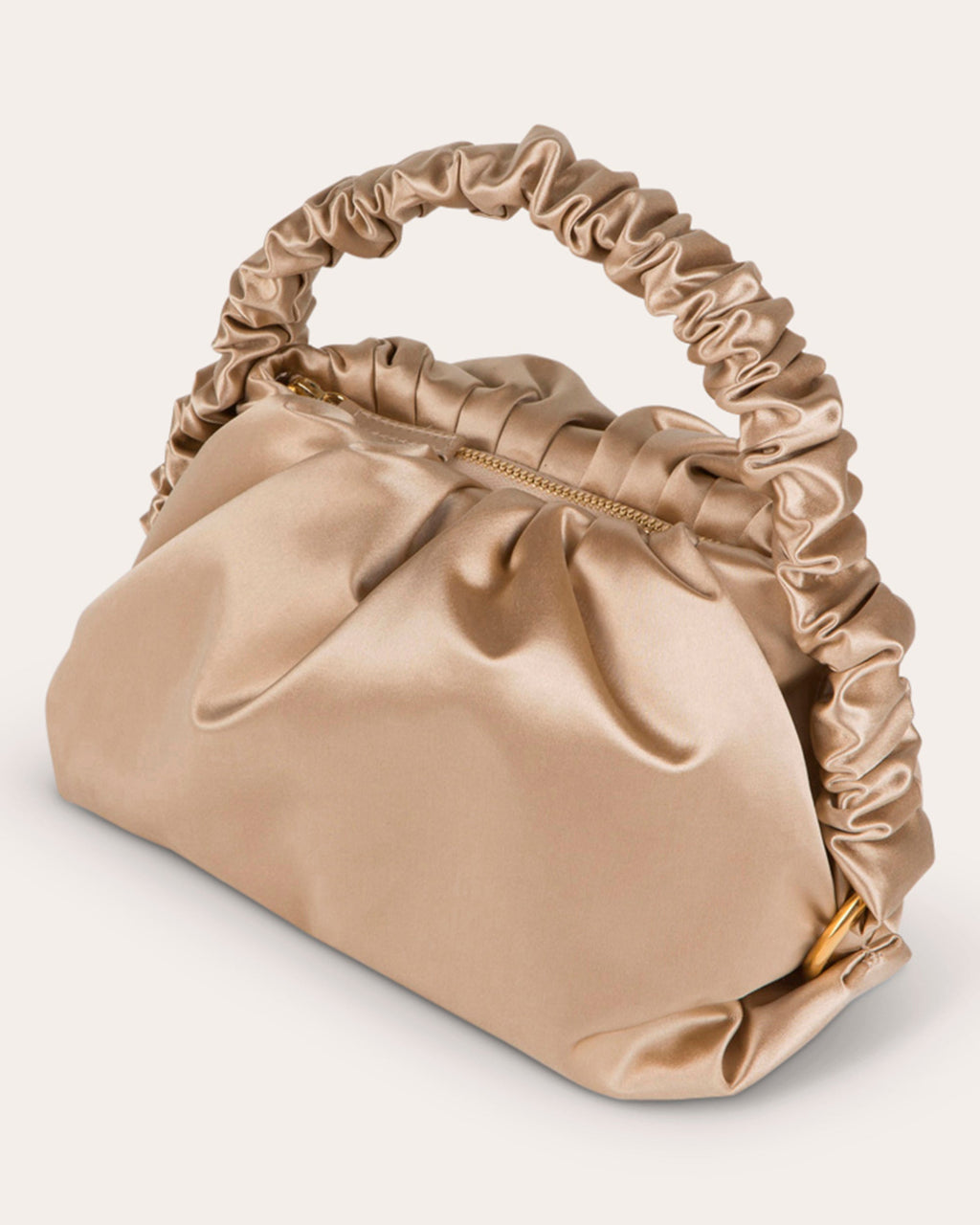 Scrunchie Baby Bao Silk-Satin Tote