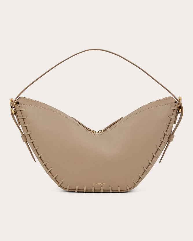 Whipstitch Tulip Baguette Bag