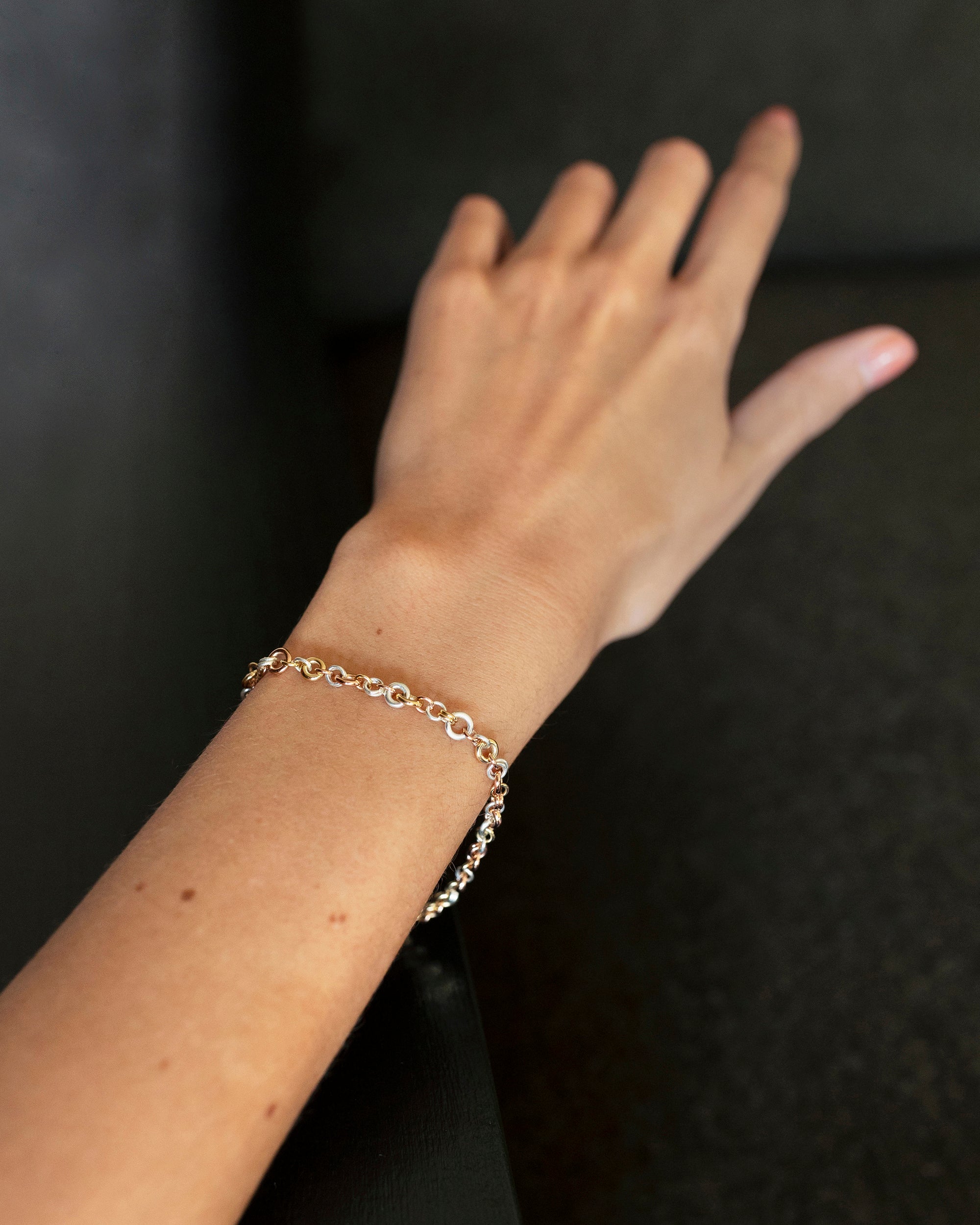 Helio 18K Gold Chain Bracelet