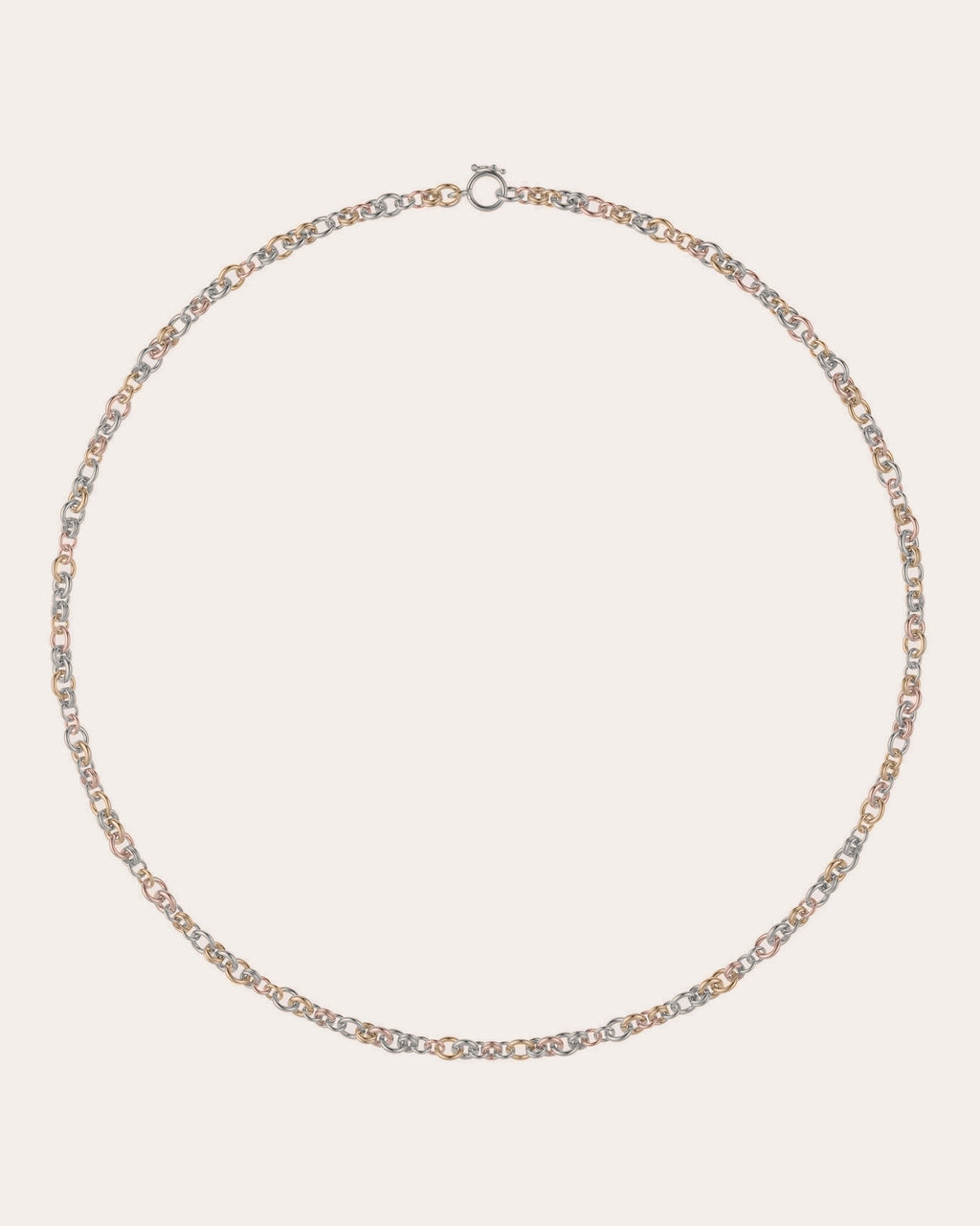 Helio 18K Gold Sterling Silver Chain Necklace