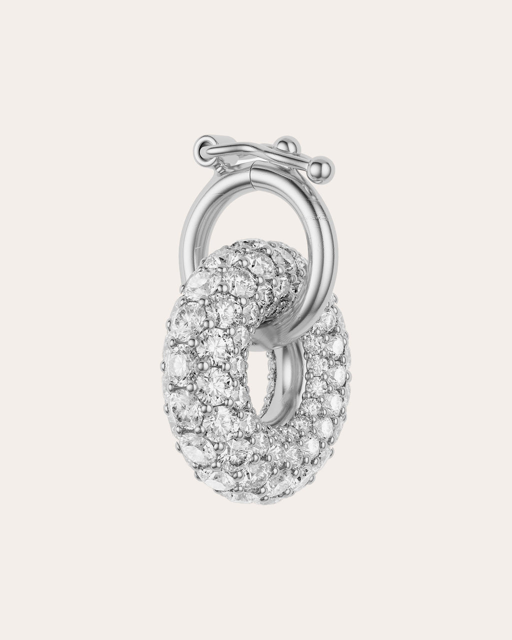 Mini Nebula18K Gold Diamond Pavé Pendant