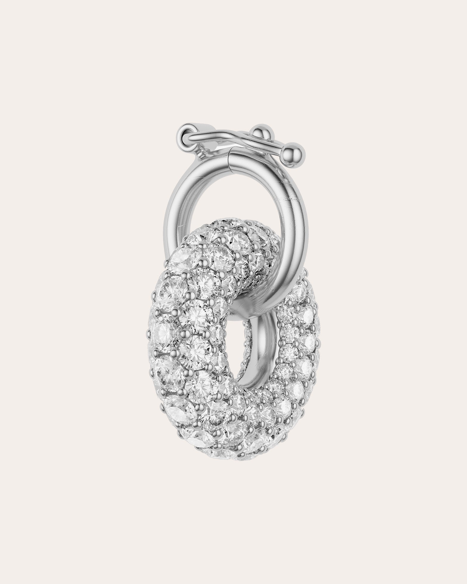 Mini Nebula18K Gold Diamond Pavé Pendant