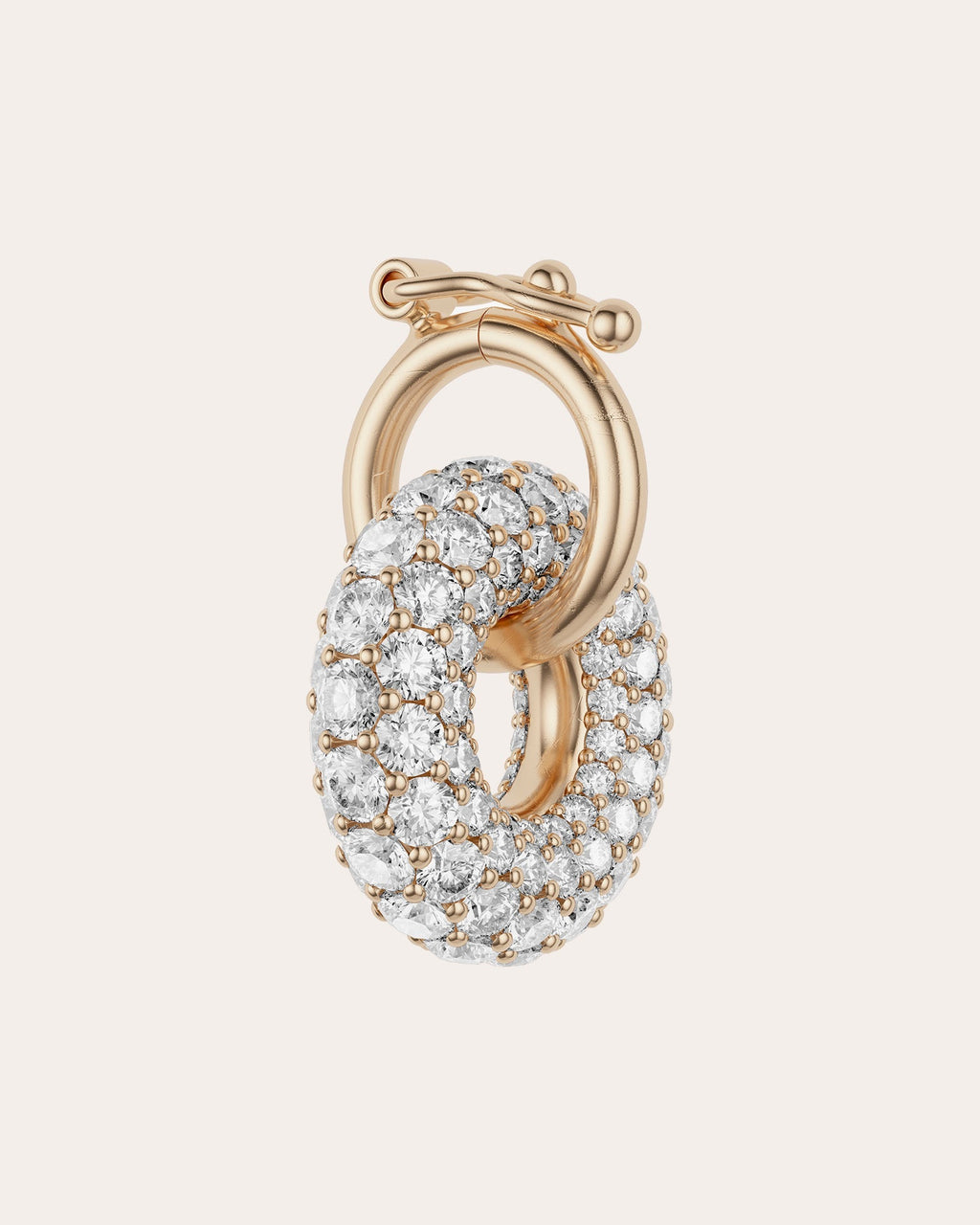 Mini Nebula 18K Gold Diamond Pavé Pendant