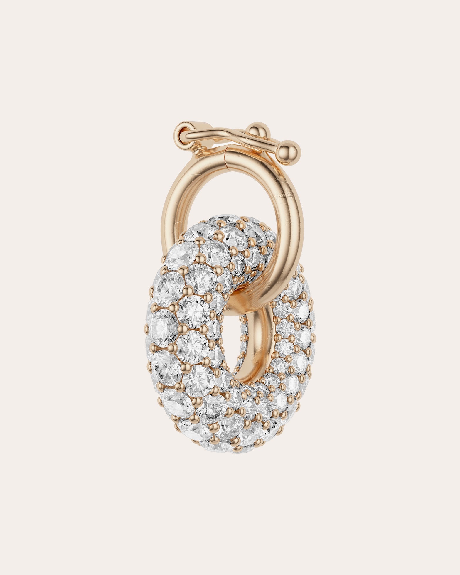 Mini Nebula 18K Gold Diamond Pavé Pendant